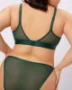 Plunge Bralette | Silky Mesh | Archive (Jade) sold by Parade