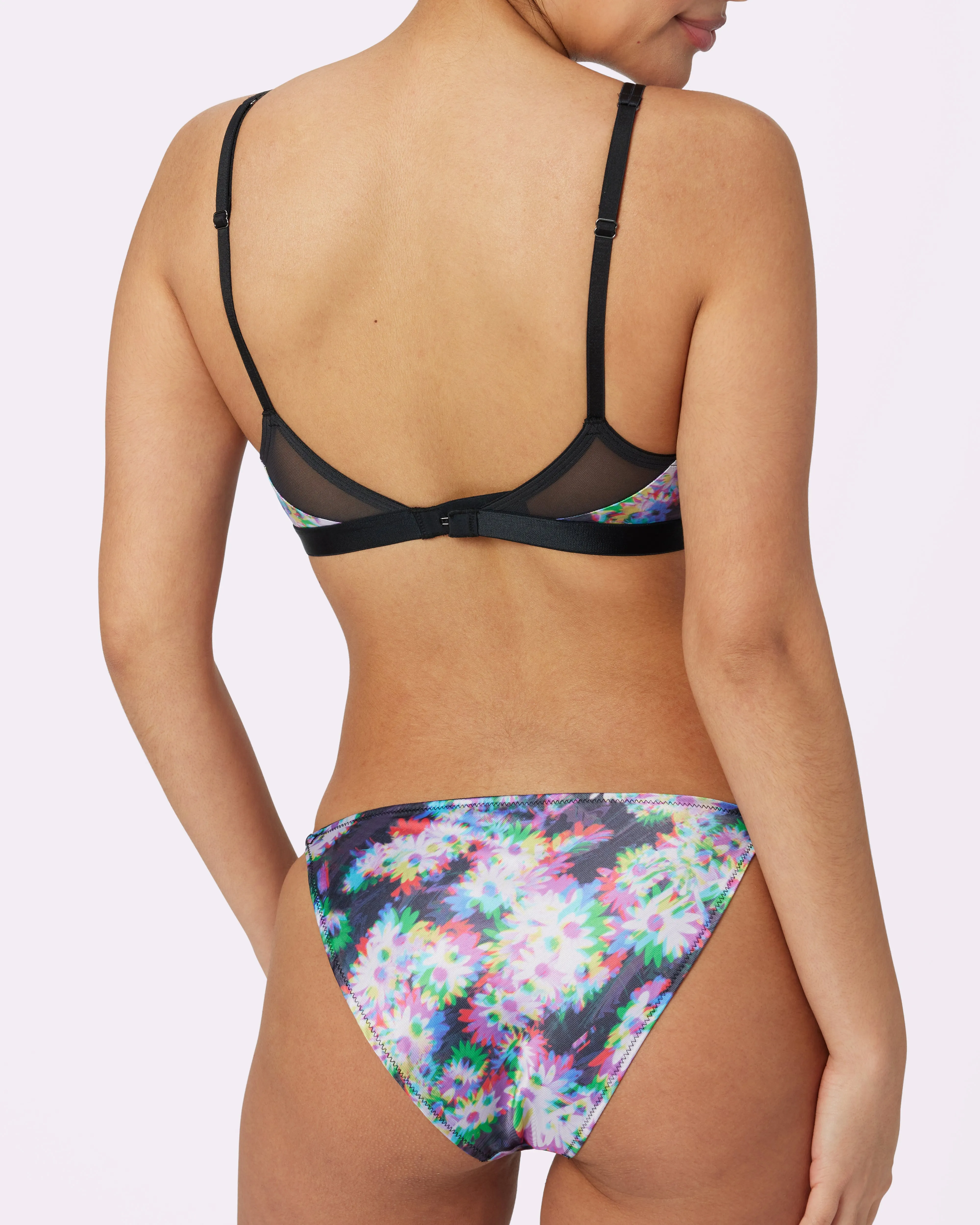 Sheer Radiance Triangle Bralette | Glow Satin | Archive (Technobloom) sold by Parade product image thumbnail 2