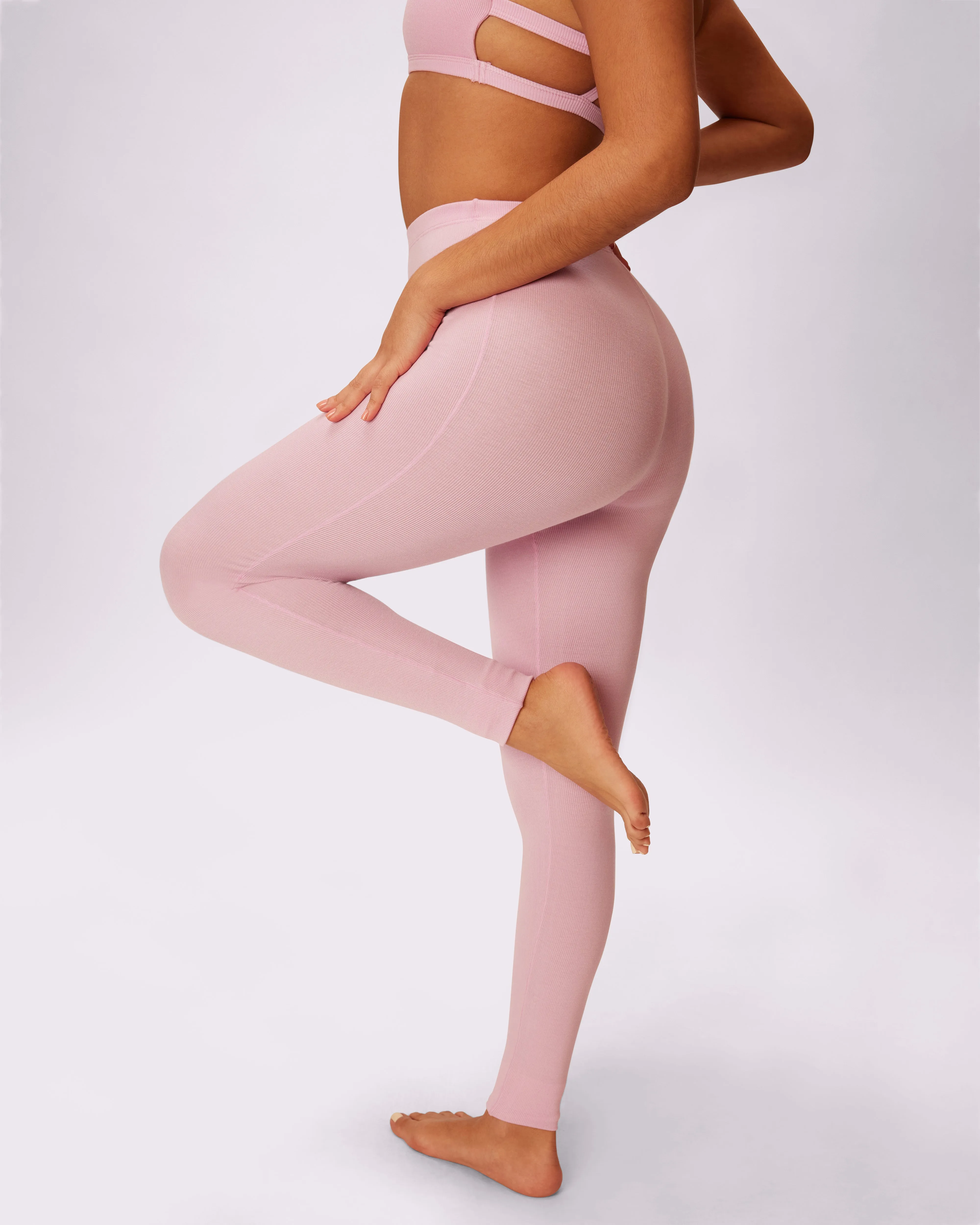 Comfort Rib Leggings | Lush Rib | Archive (Cupid) sold by Parade product image thumbnail 4