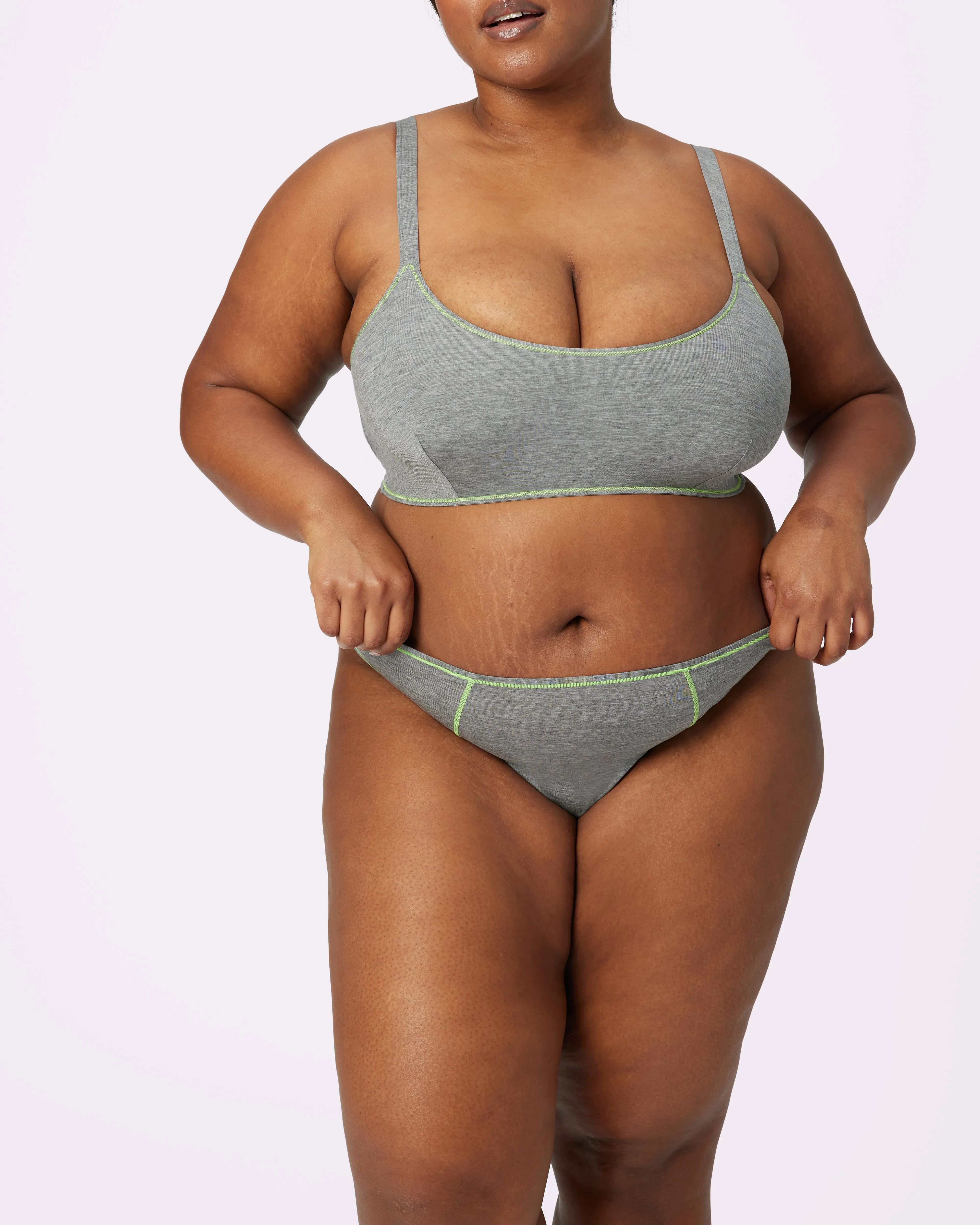 Ultra-Flattering High Rise Thong | New:Cotton | Archive (Thunder Pop) sold by Parade product image thumbnail 5
