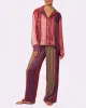 Luxe Dreams Long Sleeve Button Up | Plush Satin | Archive (Hotel Parade) sold by Parade