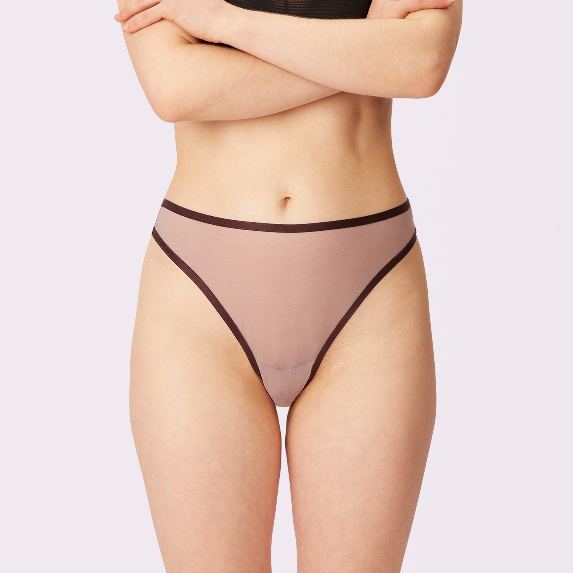 3XL High Cut Thong | Silky Mesh | Archive (Dusk) sold by Parade product image thumbnail 3