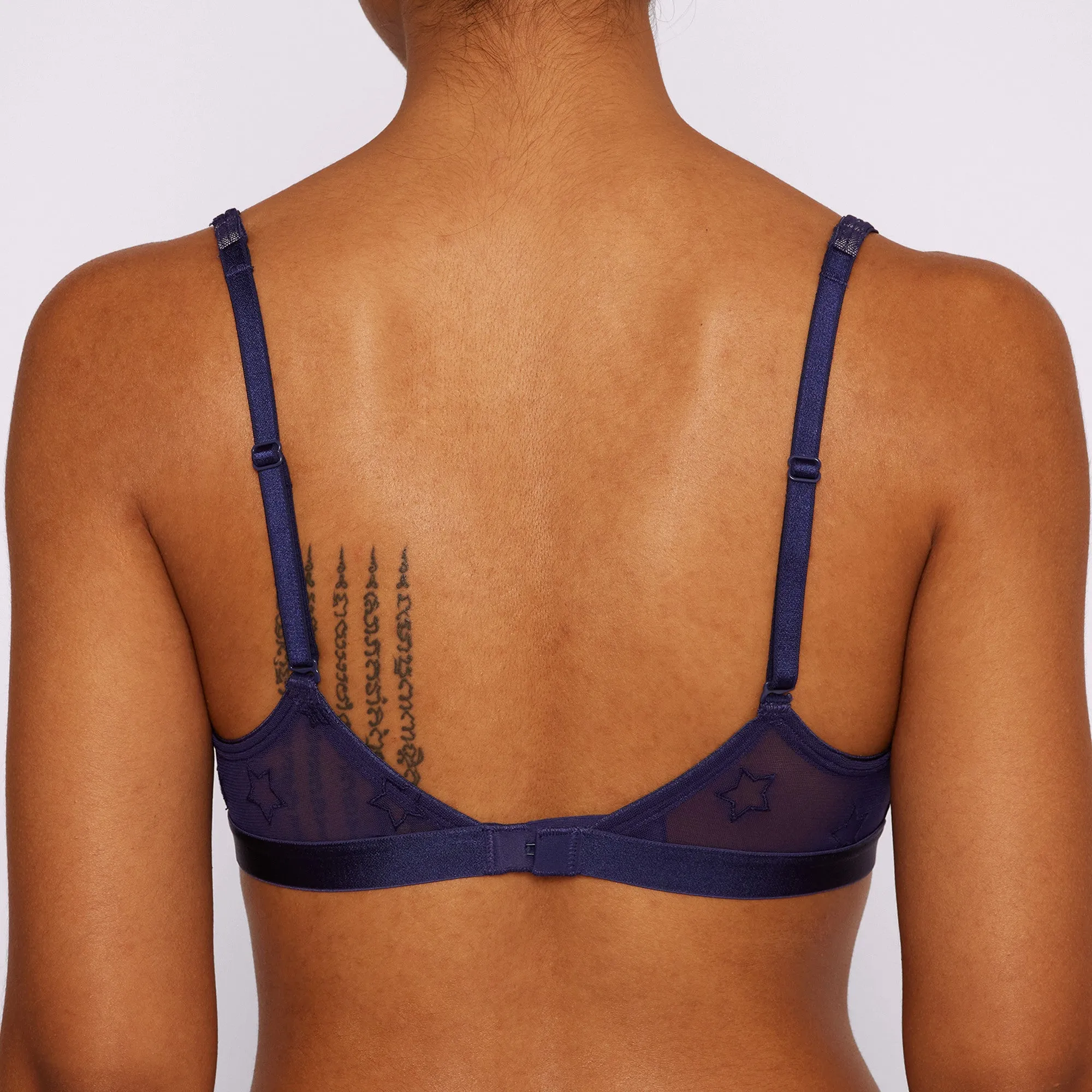 Plunge Bralette | Silky Mesh | Archive (Starry Sky Embroidery) sold by Parade product image thumbnail 4