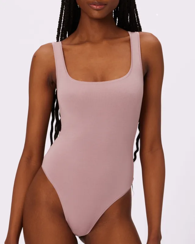 Vintage Fit Bodysuit | New:Cotton (Dusty Rose) sold by Parade
