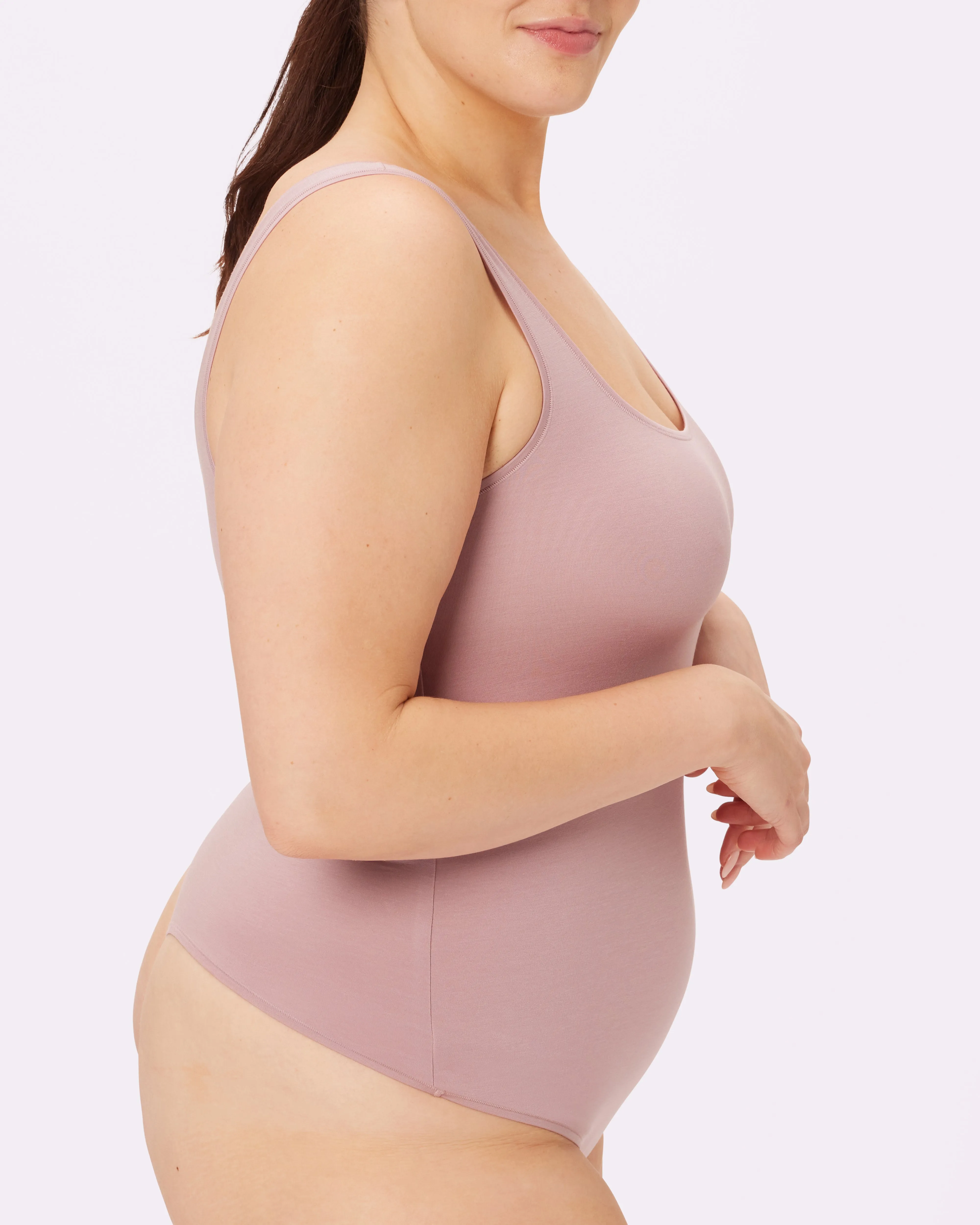 Vintage Fit Bodysuit | New:Cotton (Dusty Rose) sold by Parade product image thumbnail 5