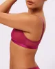 Triangle Bralette | Silky Mesh | Archive (Maraschino) sold by Parade