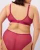 Triangle Bralette | Silky Mesh | Archive (Maraschino) sold by Parade