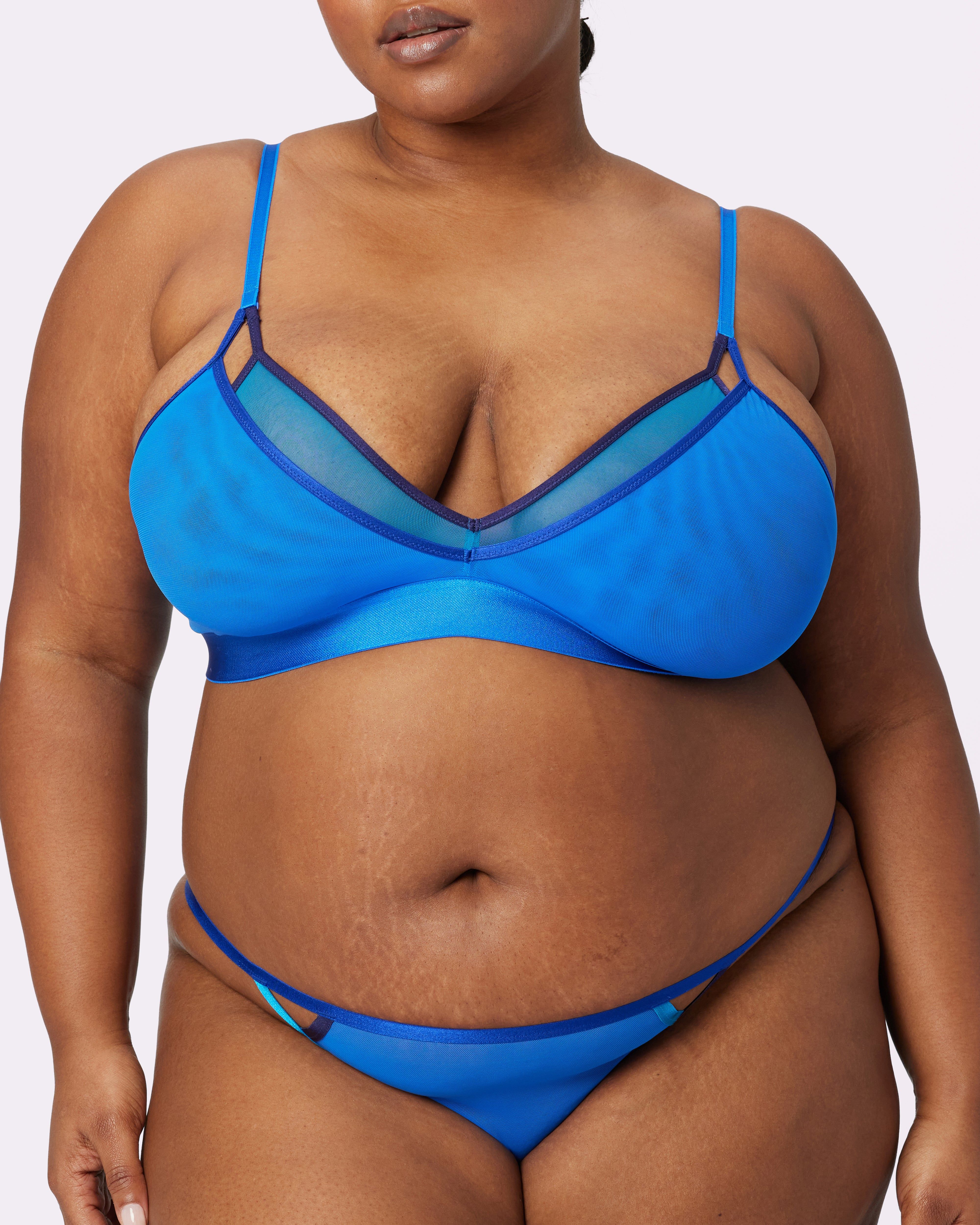 Sexy Layered Mesh Bralette | Silky Mesh | Archive (Blue Moon) sold by Parade product image thumbnail 2