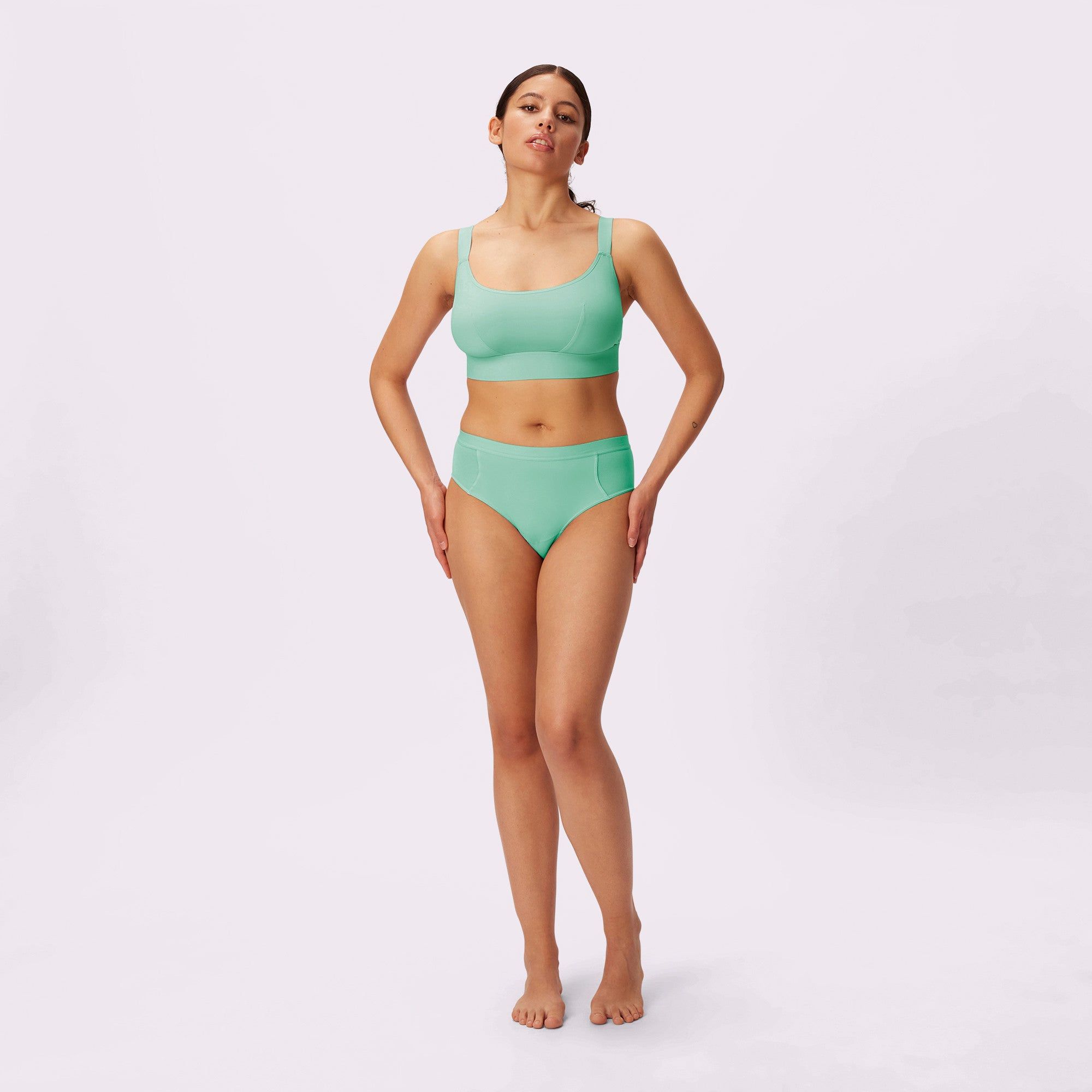 XS Dream Fit High Rise Brief | Ultra-Soft Re:Play | Archive (Buttermint) sold by Parade product image thumbnail 2