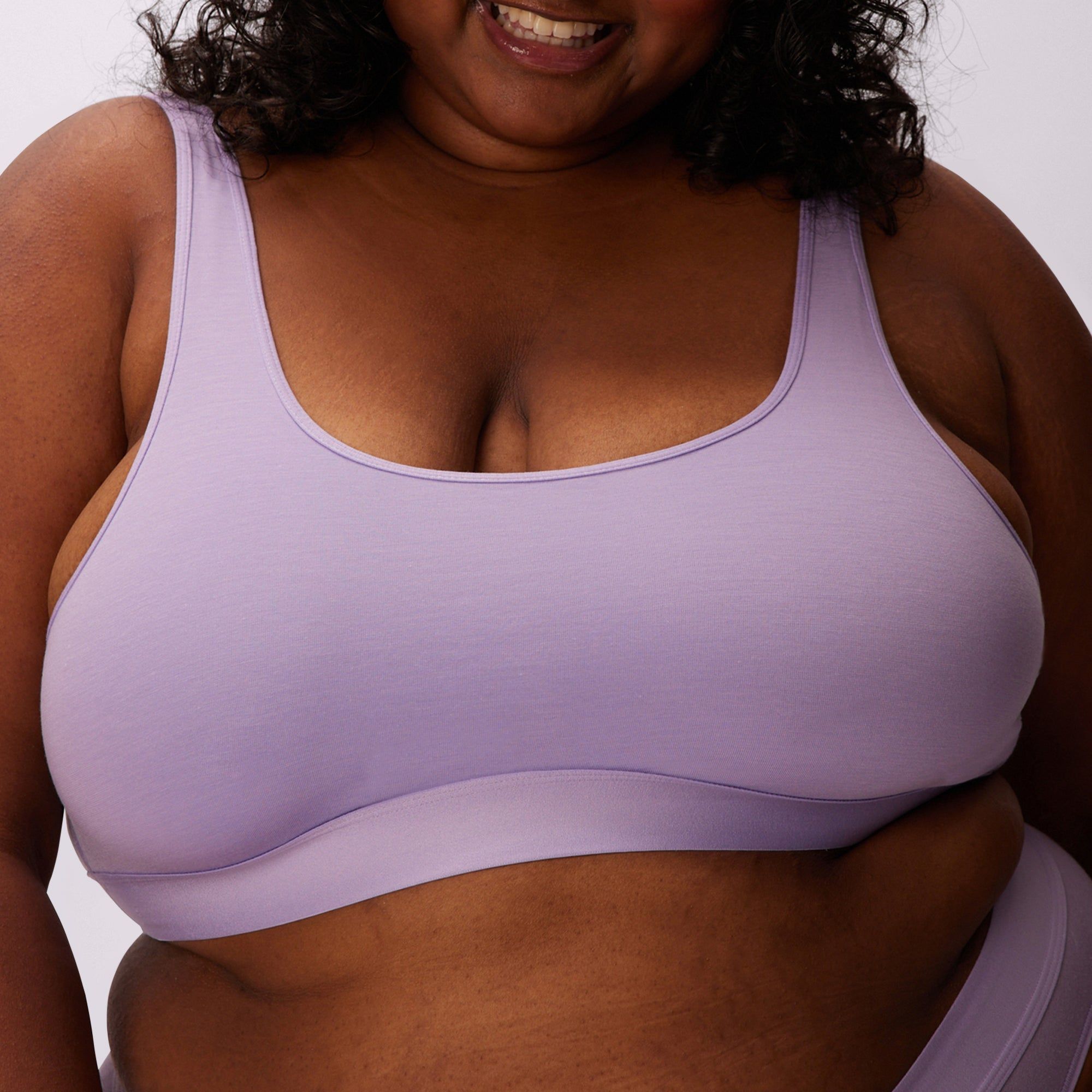 Plunge Back Scoop Bralette | New:Cotton | Archive (Passion Fruit) sold by Parade product image thumbnail 3