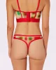 High Cut Thong | Silky Mesh (Tartan Haze) sold by Parade