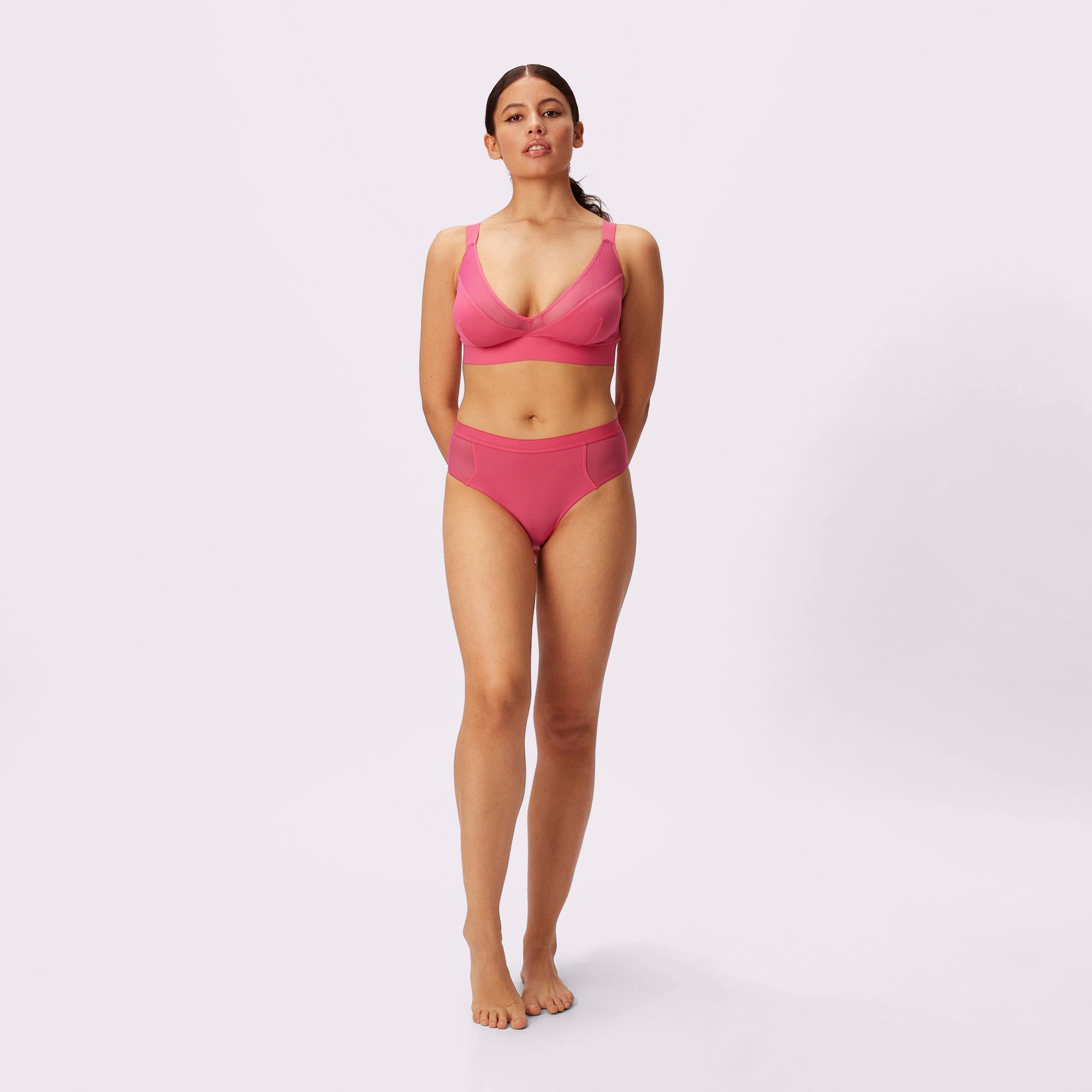 XS Dream Fit High Rise Brief | Ultra-Soft Re:Play | Archive (Hibiscus) sold by Parade product image thumbnail 4