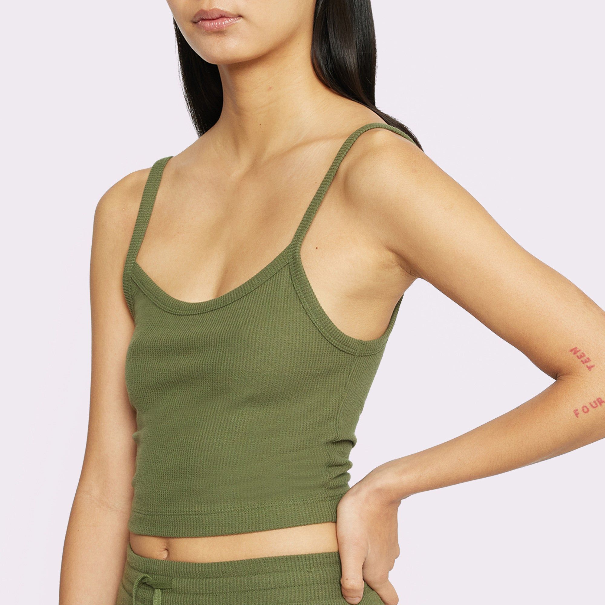 XL Crop Tank | Cozy Waffle | Archive (Crocodile) sold by Parade product image thumbnail 2