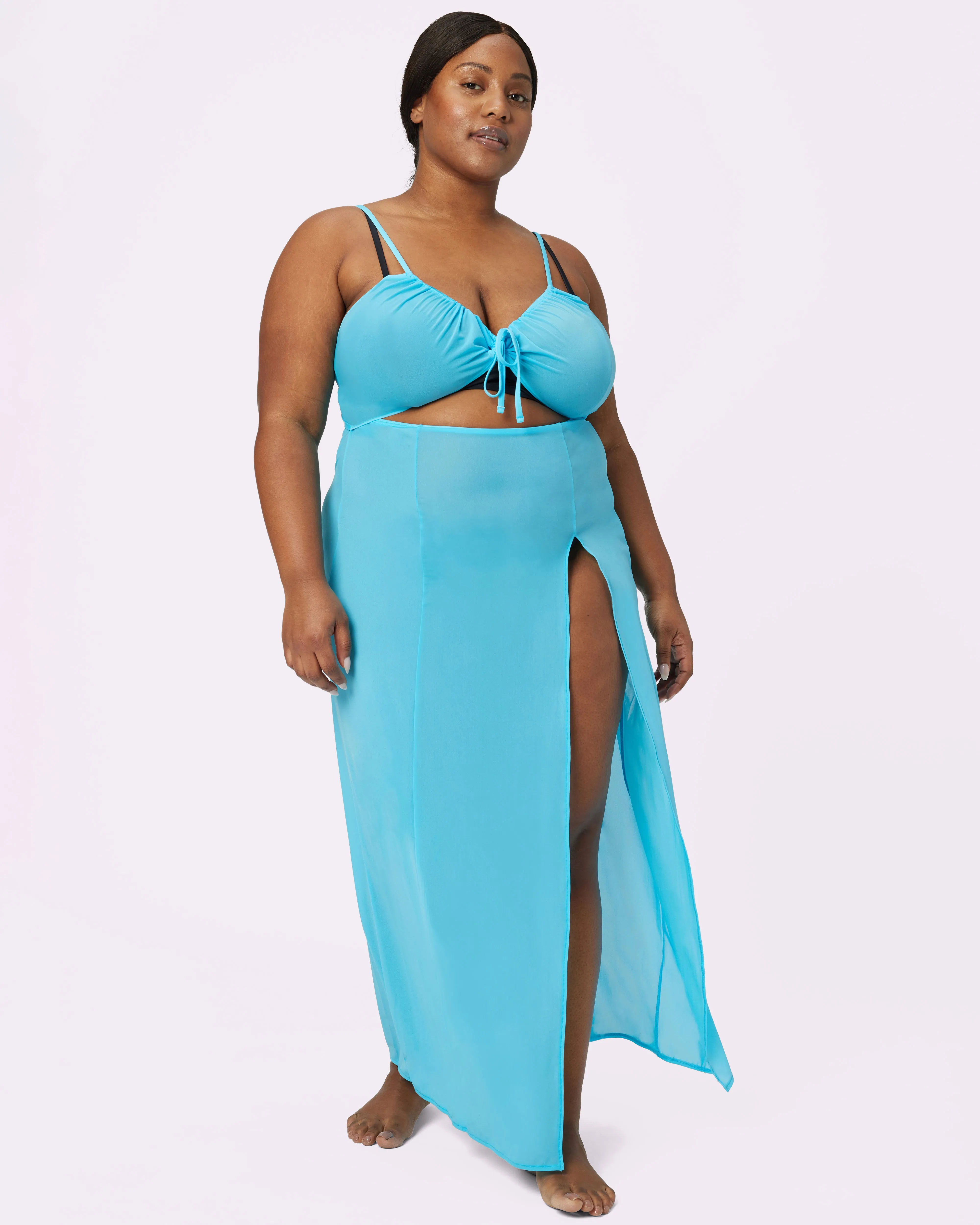 Endless Summer Cutout Coverup | Silky Mesh | Archive (Waterslide) sold by Parade product image thumbnail 2