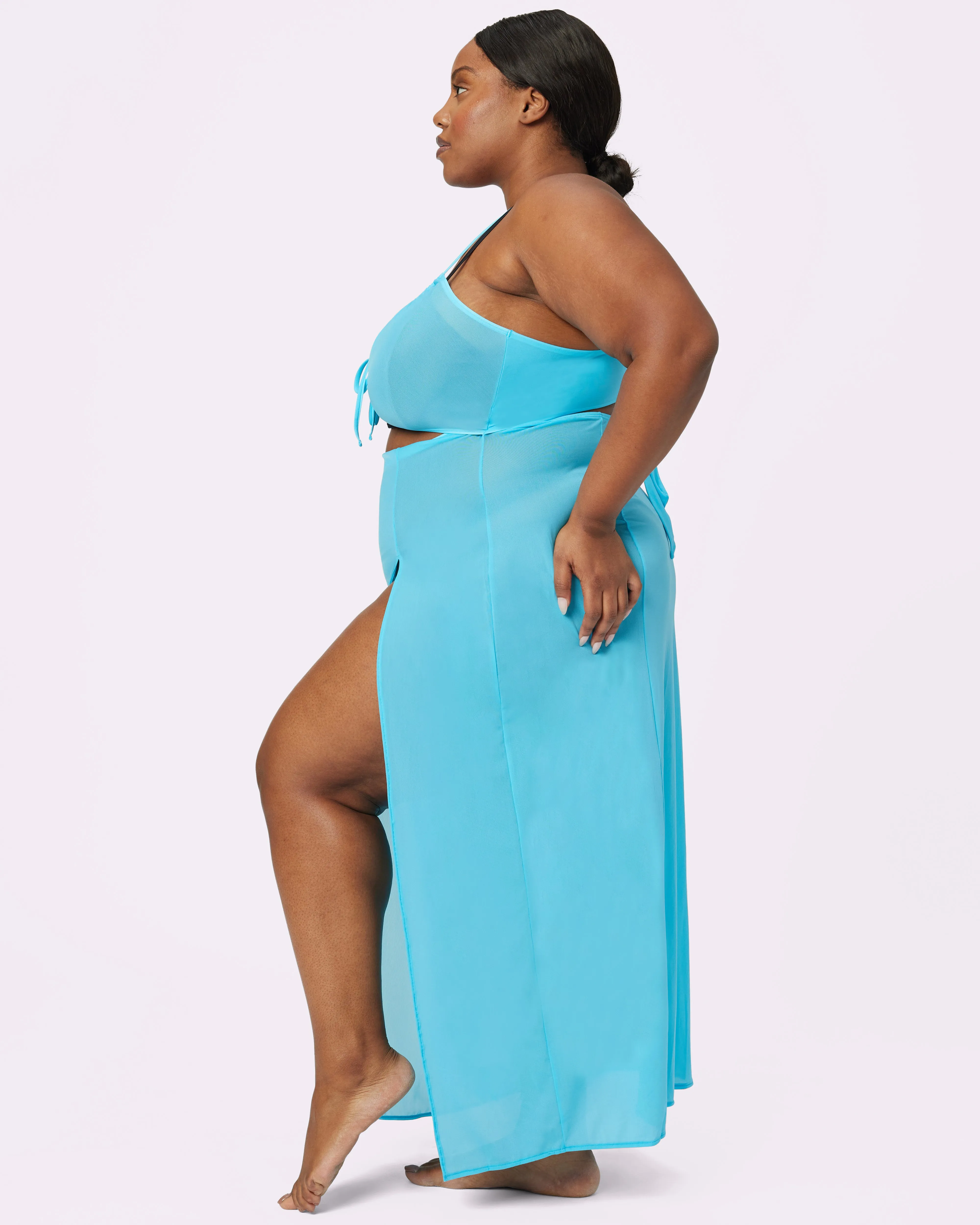 Endless Summer Cutout Coverup | Silky Mesh | Archive (Waterslide) sold by Parade product image thumbnail 3