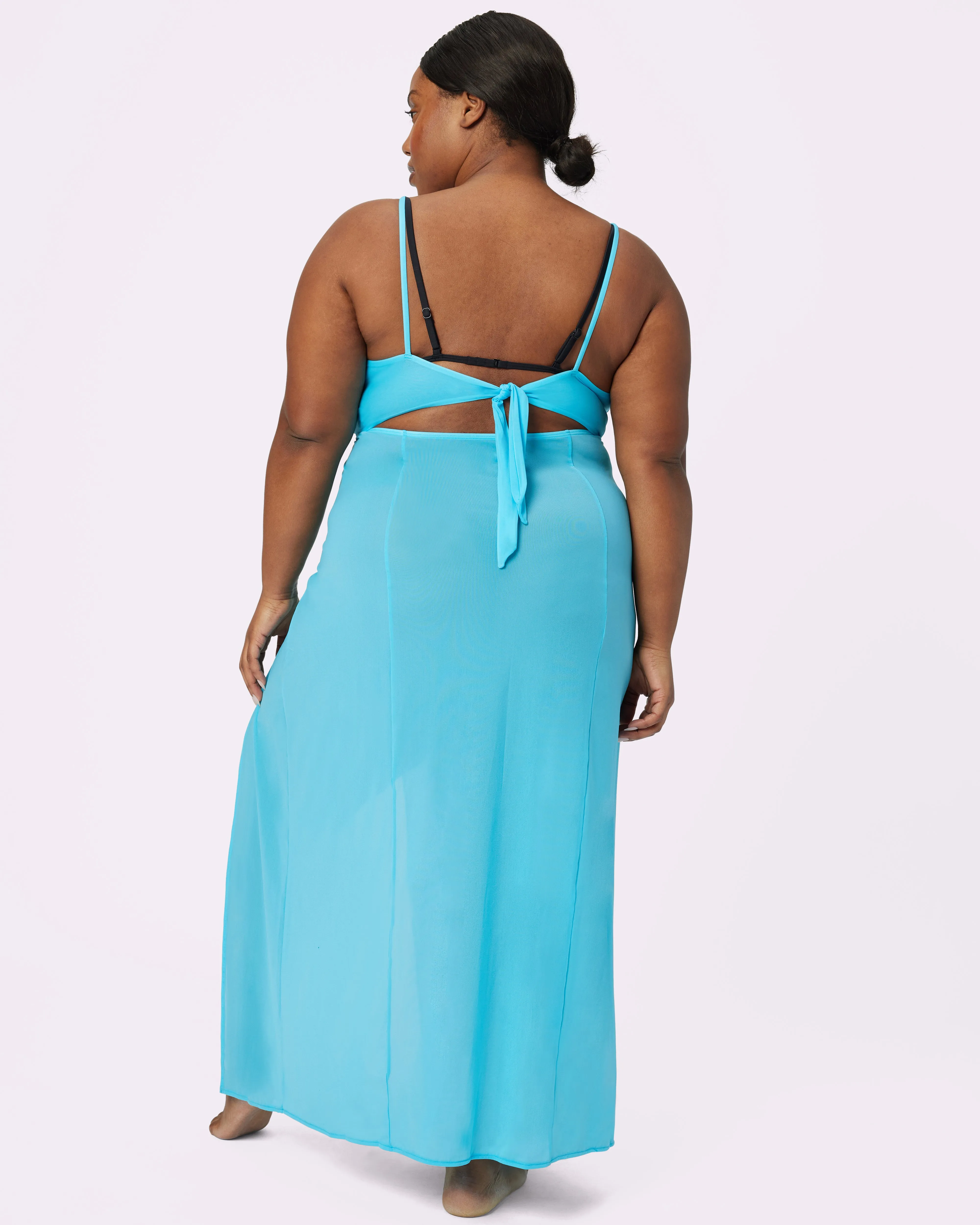 Endless Summer Cutout Coverup | Silky Mesh | Archive (Waterslide) sold by Parade product image thumbnail 5