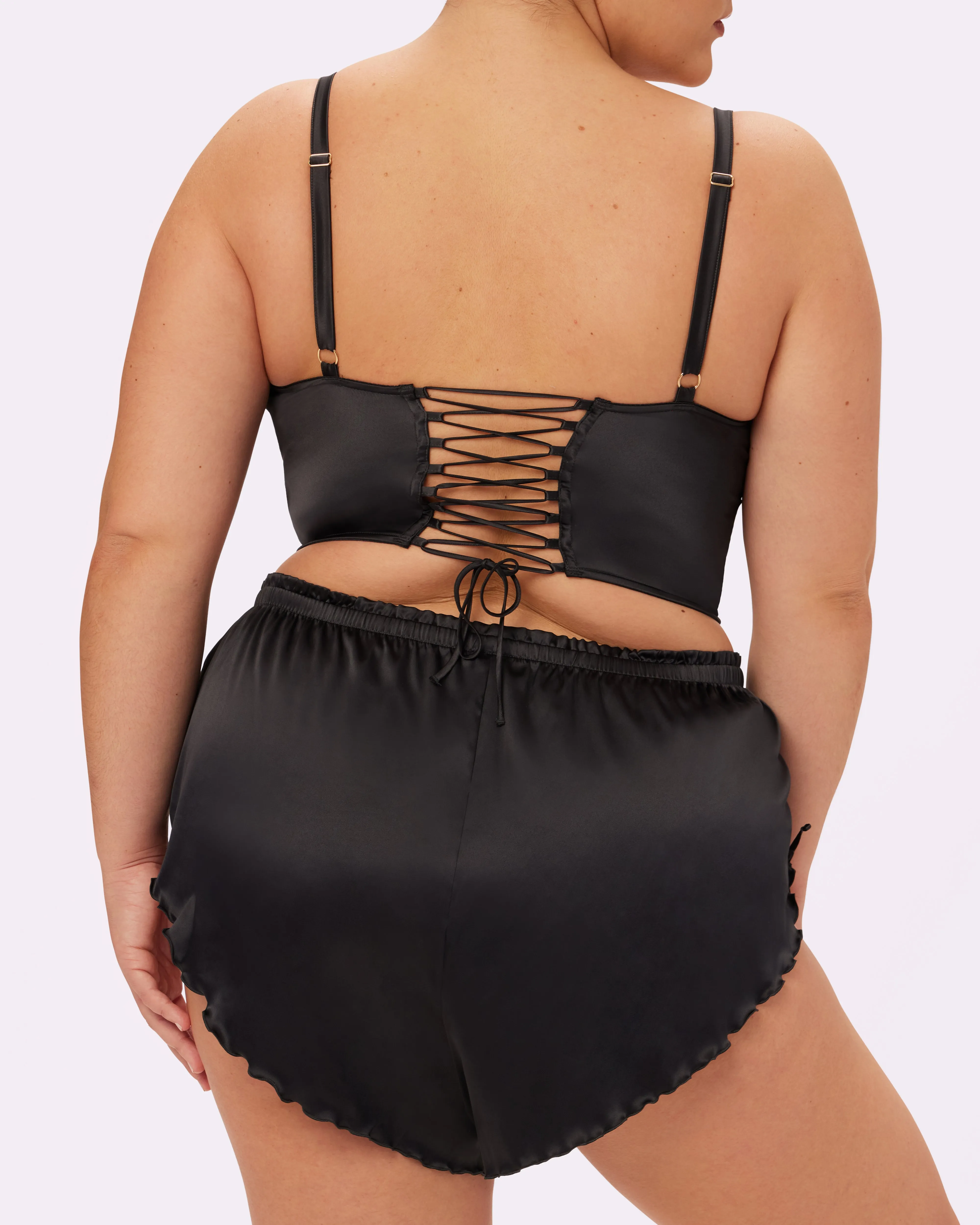 Afterglow Lace-up Corset | Glow Satin | Archive (Eightball) sold by Parade product image thumbnail 3