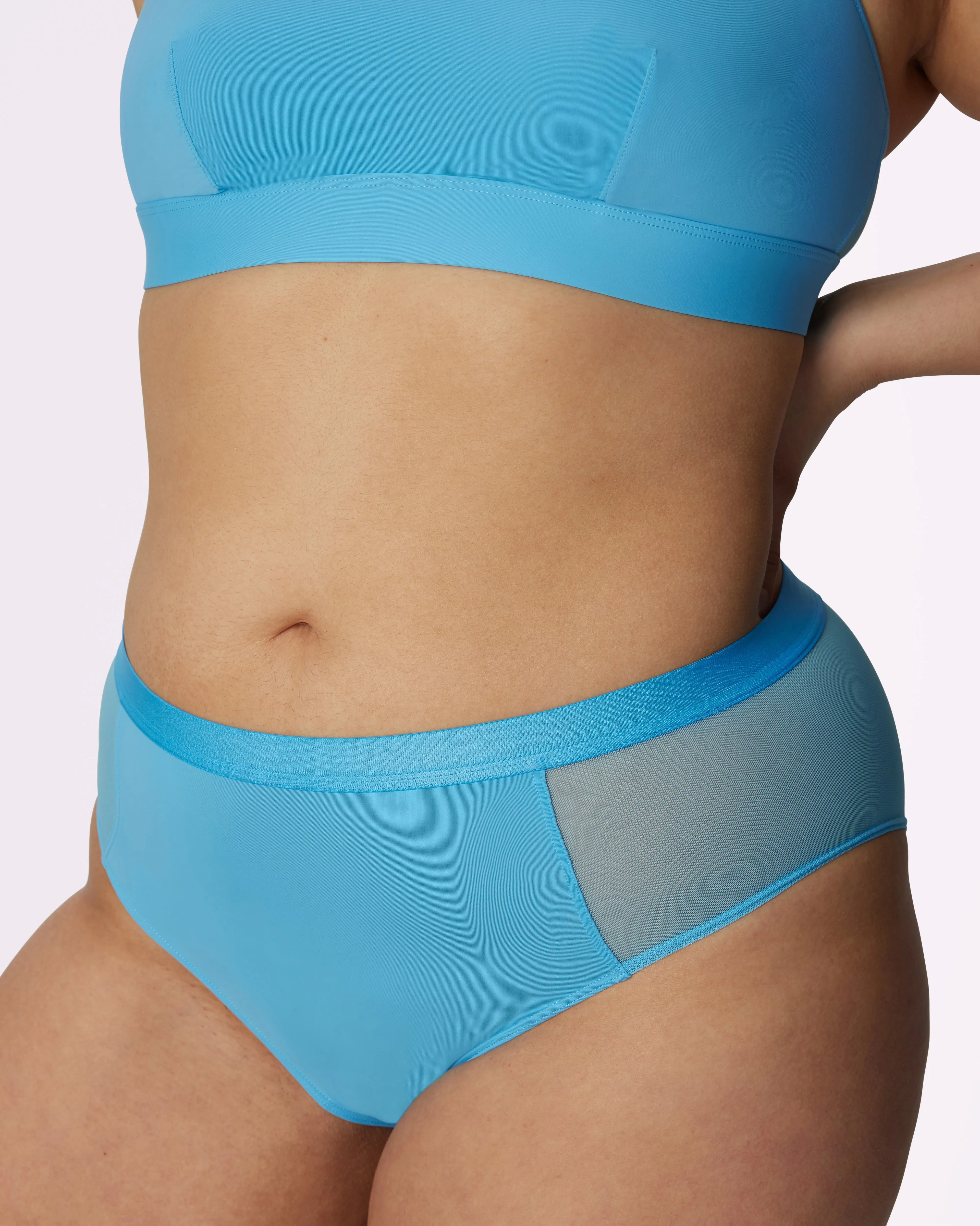 Dream Fit High Rise Brief | Ultra-Soft Re:Play | Archive (Bluebird) sold by Parade product image thumbnail 3