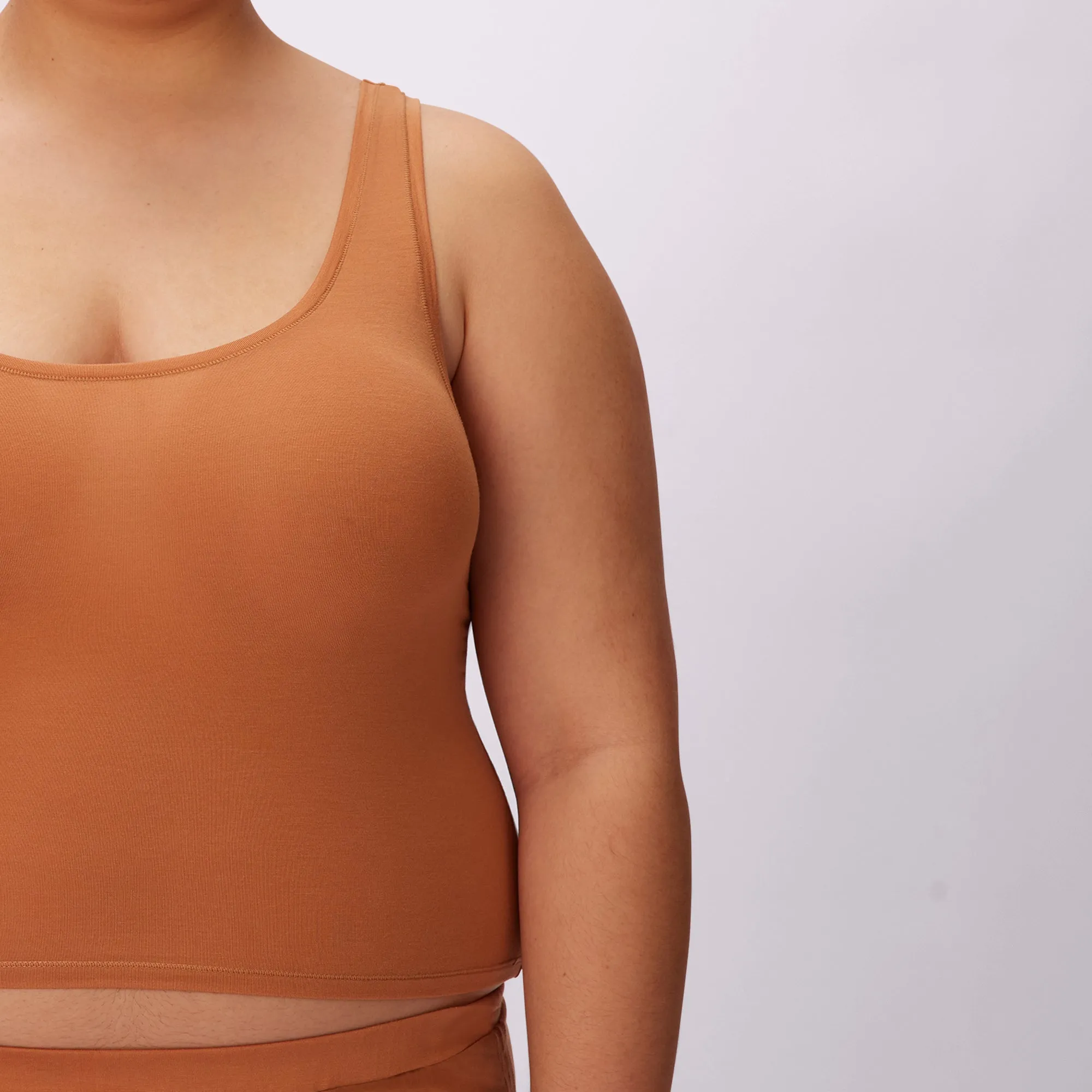 Vintage Essential Scoop Tank | New:Cotton | Archive (Toast) sold by Parade product image thumbnail 4