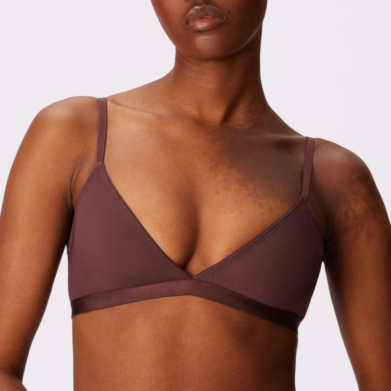 2+ Triangle Bralette | Silky Mesh | Archive (Pony) sold by Parade