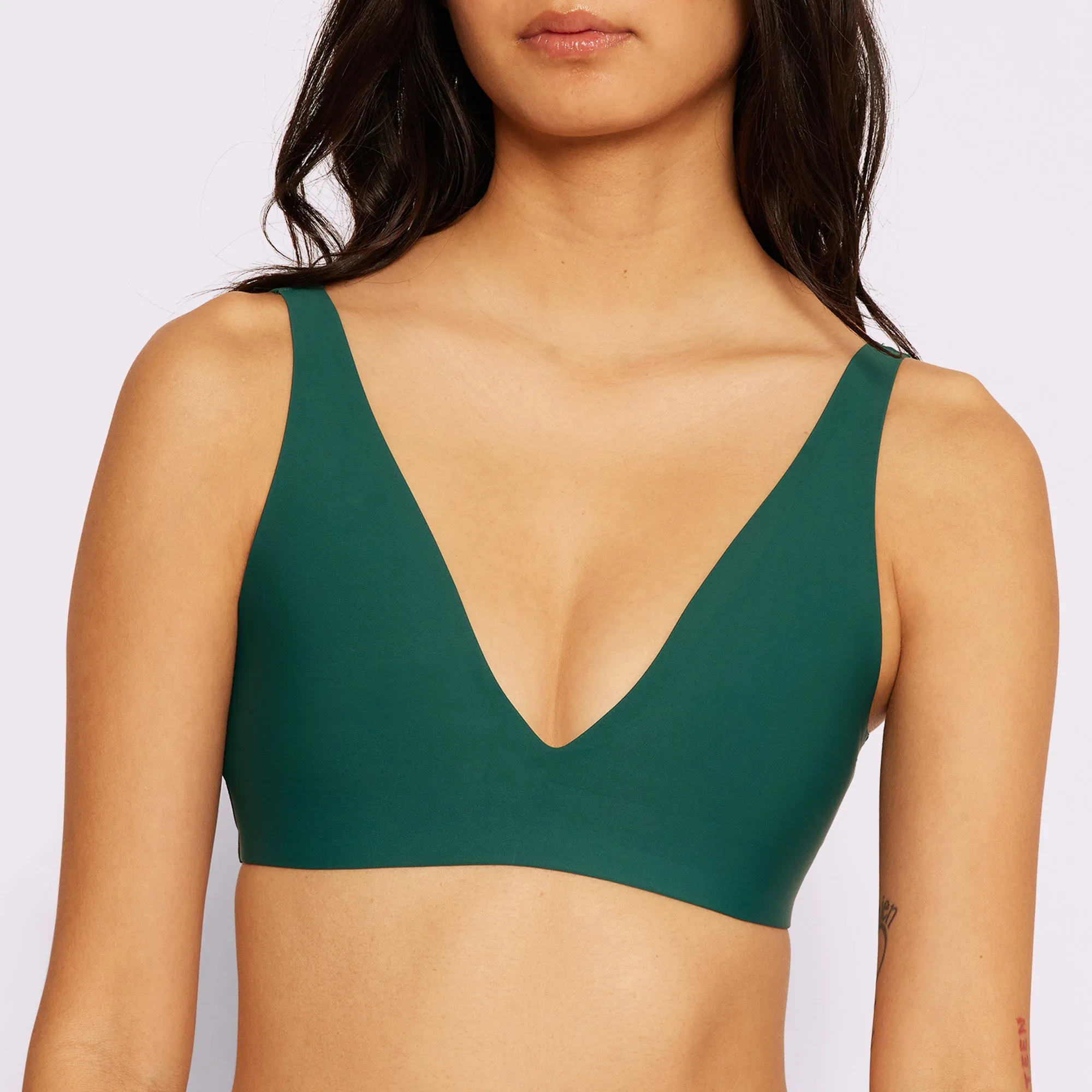 Support Lift Plunge Bralette | Seamless Universal | Archive (Pine) sold by Parade