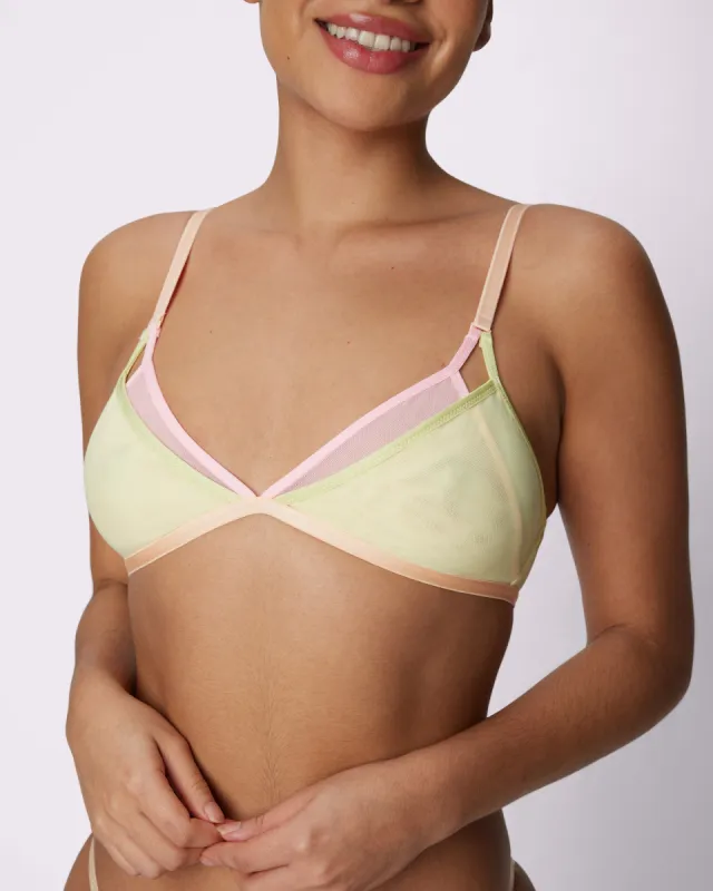 Sexy Layered Mesh Bralette | Silky Mesh | Archive (Candy-Coated) sold by Parade