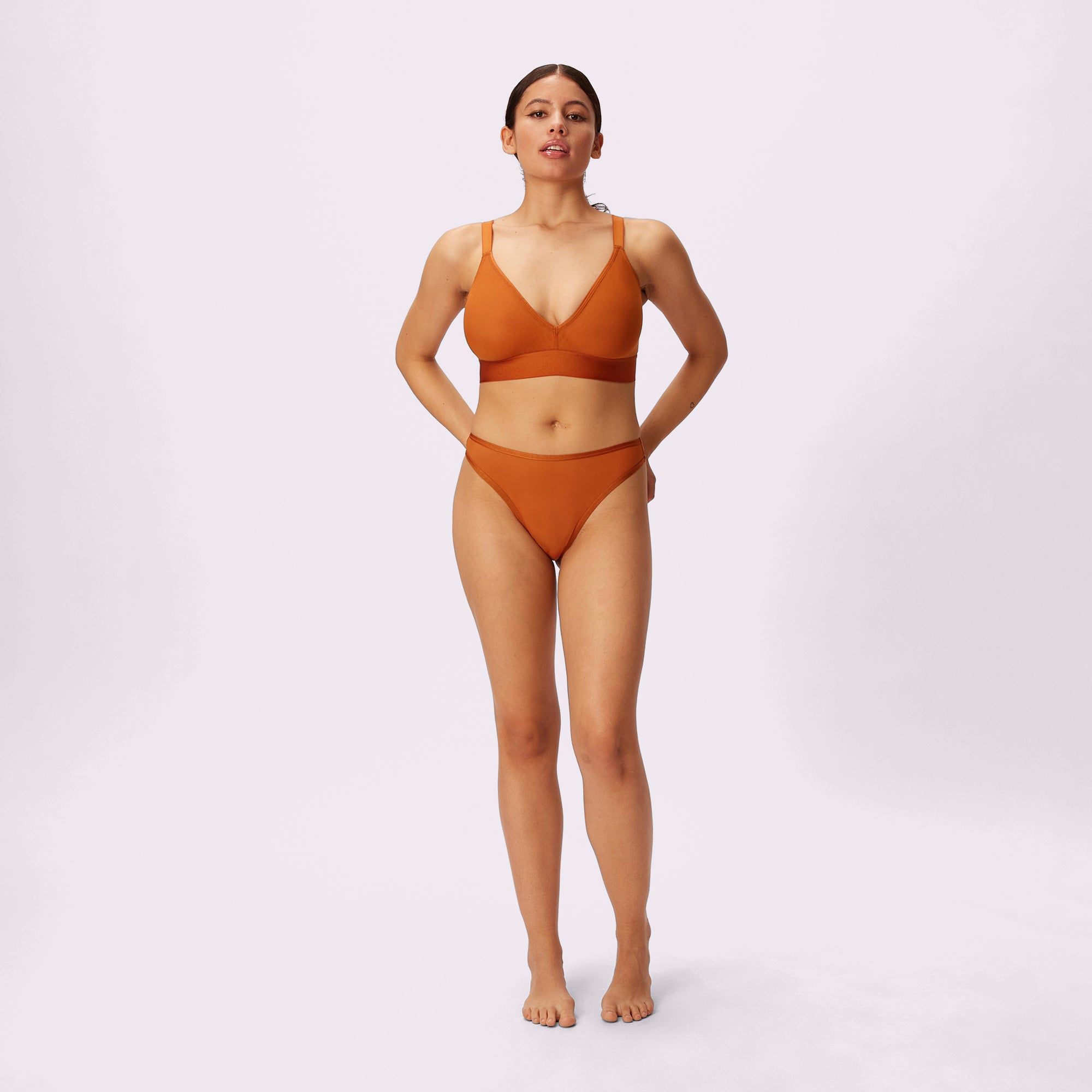 3XL High Cut Thong | Silky Mesh | Archive (Kombucha) sold by Parade product image thumbnail 2