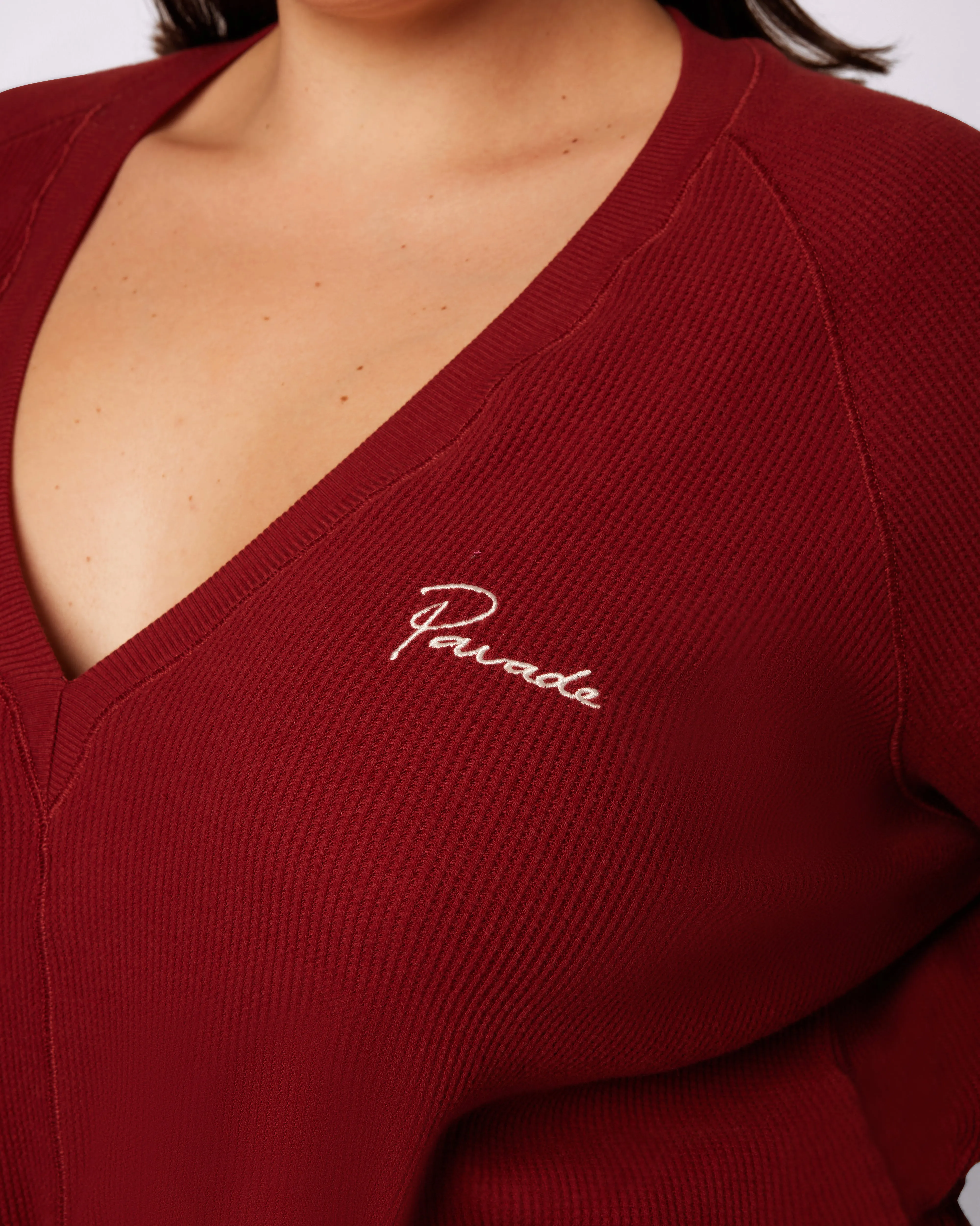 Cozy Long Sleeve Playsuit | Cozy Waffle | Archive (Twilight) sold by Parade product image thumbnail 2