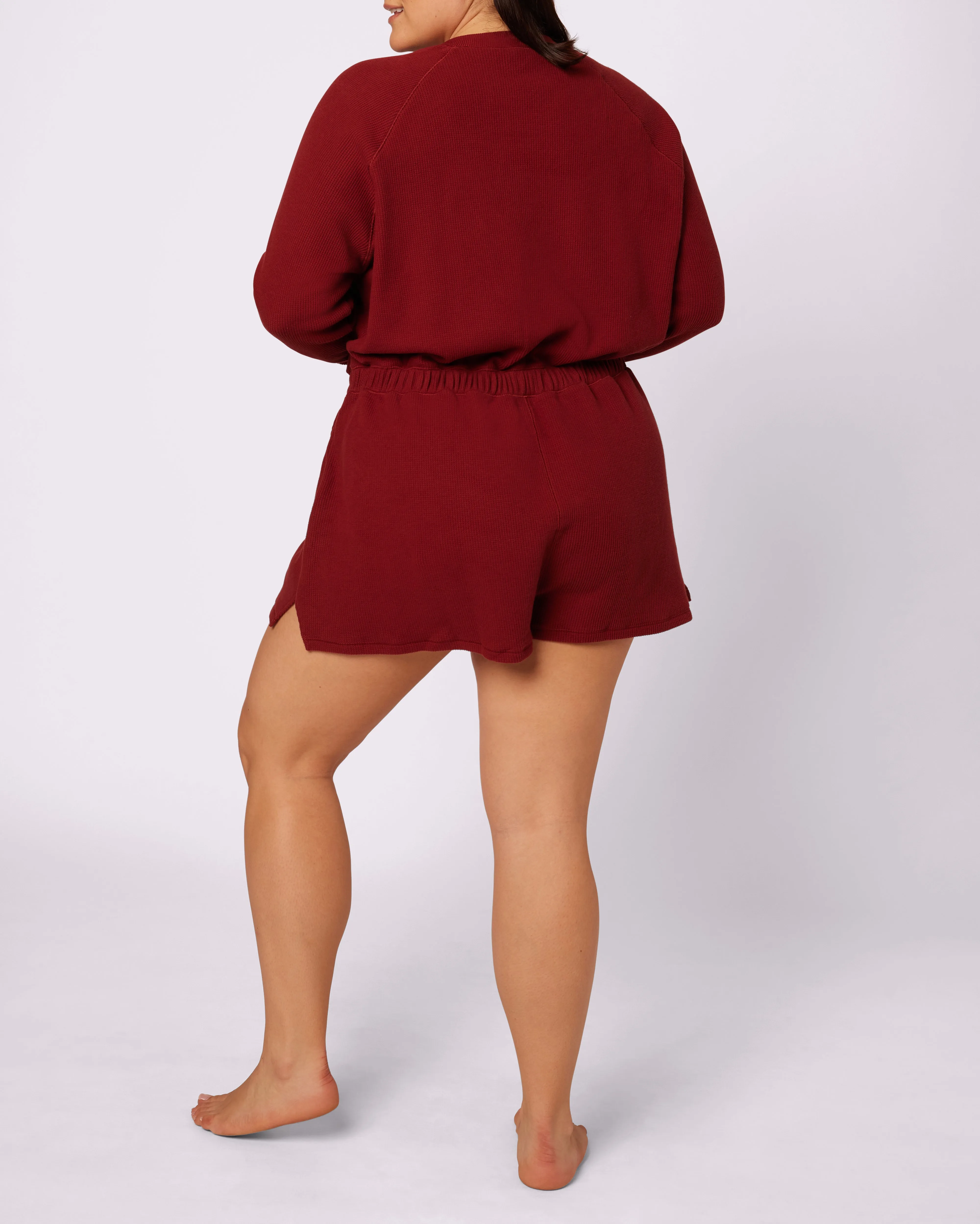 Cozy Long Sleeve Playsuit | Cozy Waffle | Archive (Twilight) sold by Parade product image thumbnail 4