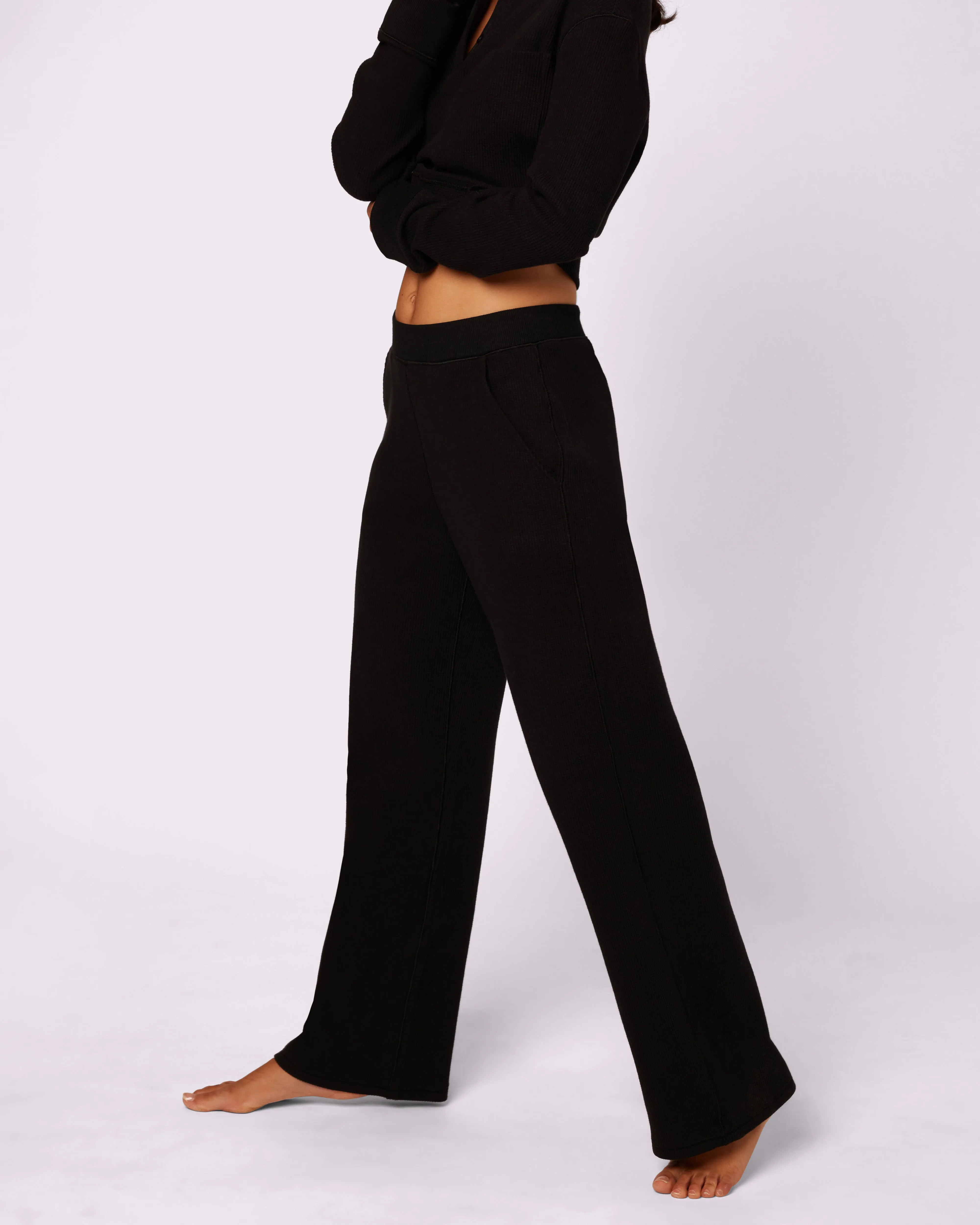 Cozy Casual Wide-Leg Pants | Cozy Waffle | Archive (Eightball) sold by Parade product image thumbnail 2