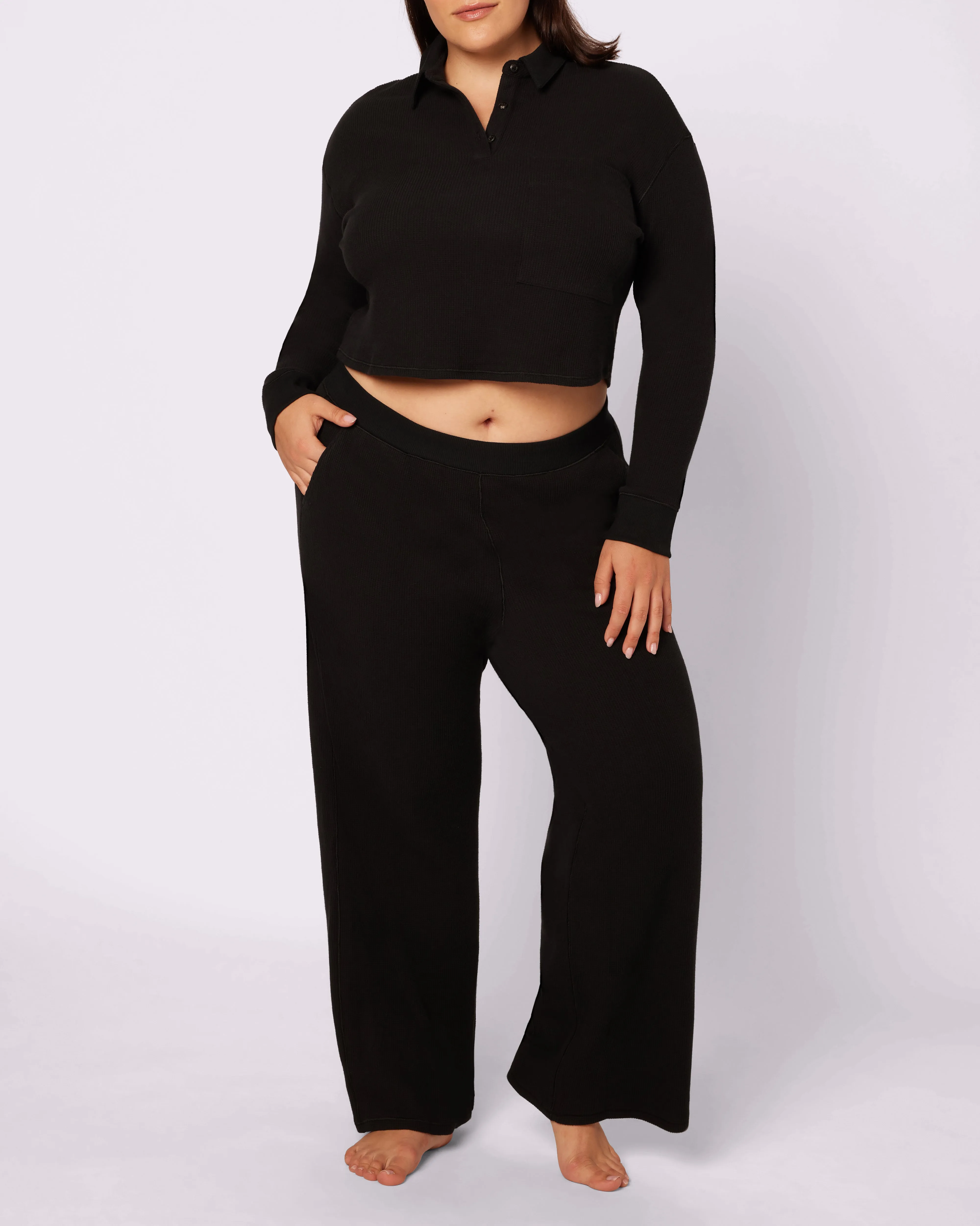 Cozy Casual Wide-Leg Pants | Cozy Waffle | Archive (Eightball) sold by Parade product image thumbnail 5
