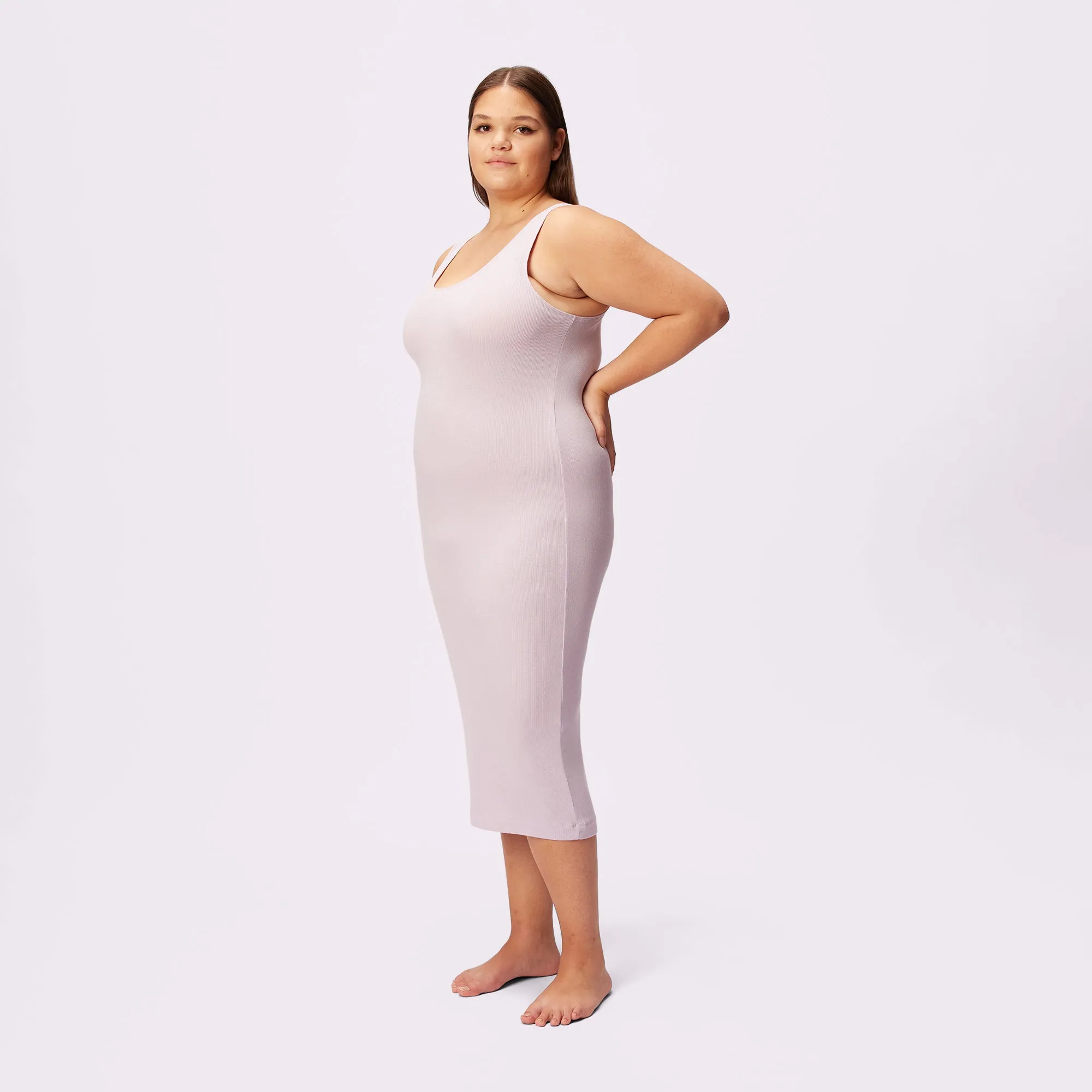 The Sculpting Everywhere Dress | Lush Rib | Archive (Mist) sold by Parade product image thumbnail 5
