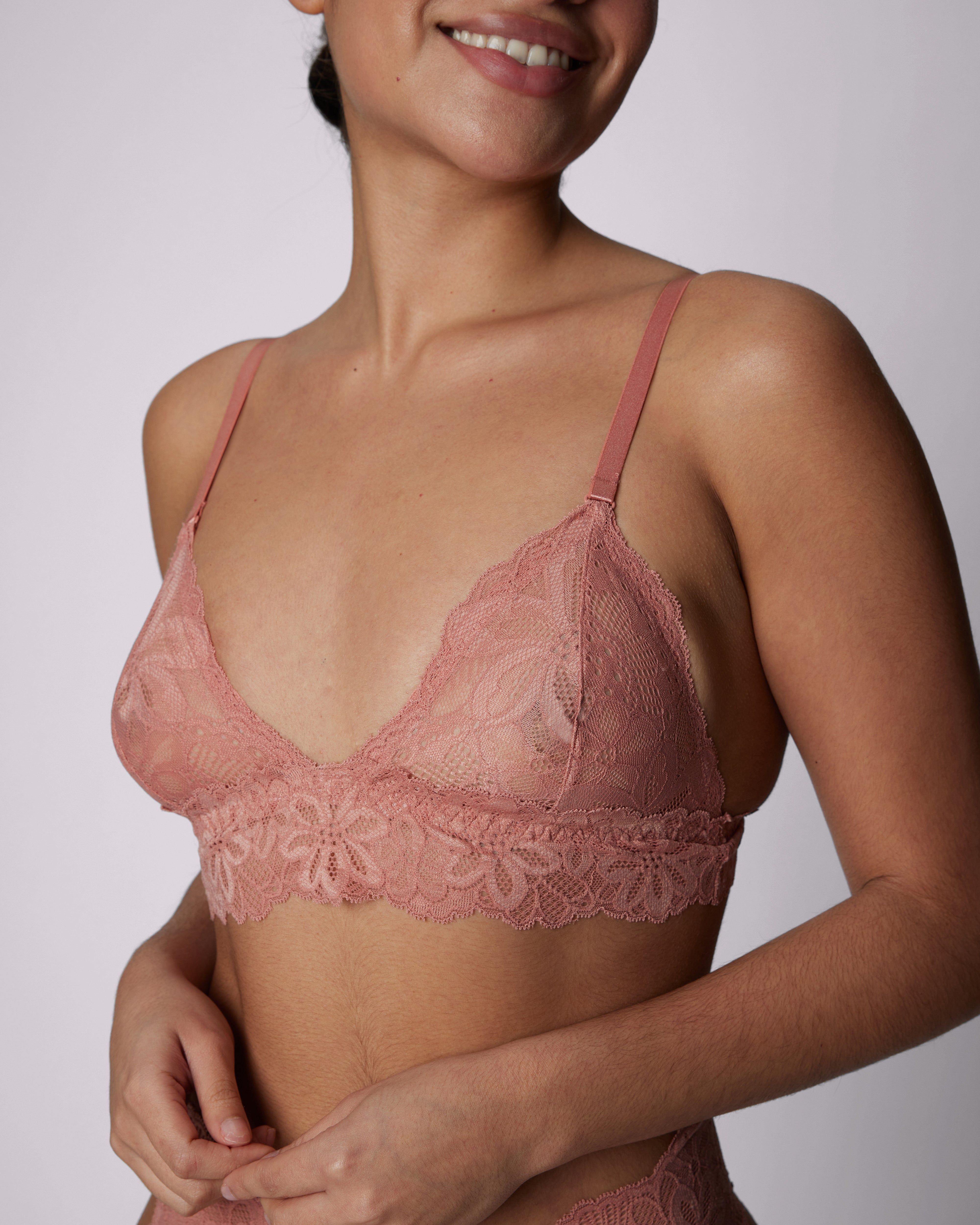 2+ Perfect Lace Triangle Bralette | Soft Lace | Archive (Hot Honey) sold by Parade product image thumbnail 5