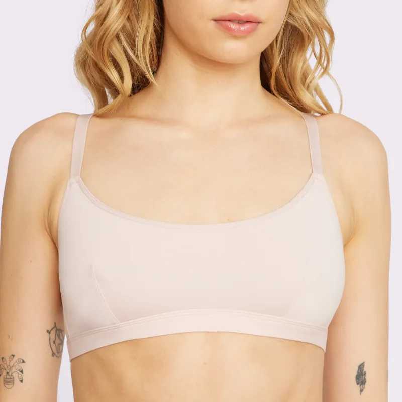Dream Fit Scoop Bralette | Ultra-Soft Re:Play | Archive (Seashell) sold by Parade