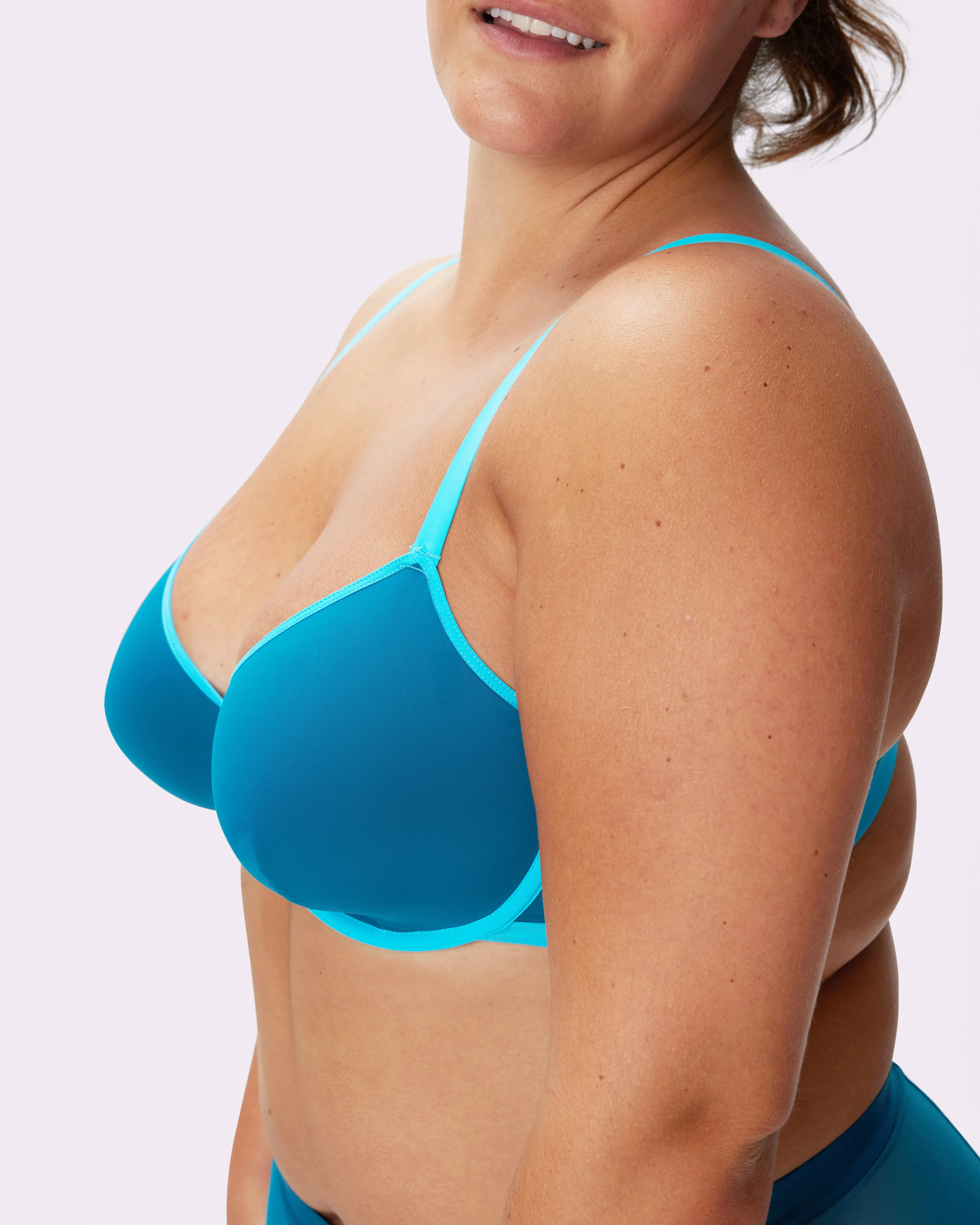 Dream Triangle Bra | Ultra-Soft Re:Play | Archive (Lagoon) sold by Parade product image thumbnail 2