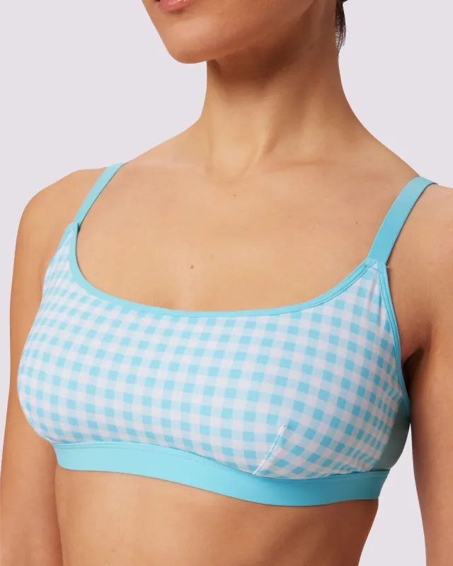Re:Play Scoop Bralette | Ultra-Soft Re:Play | Archive (Tide Pool Gingham) sold by Parade