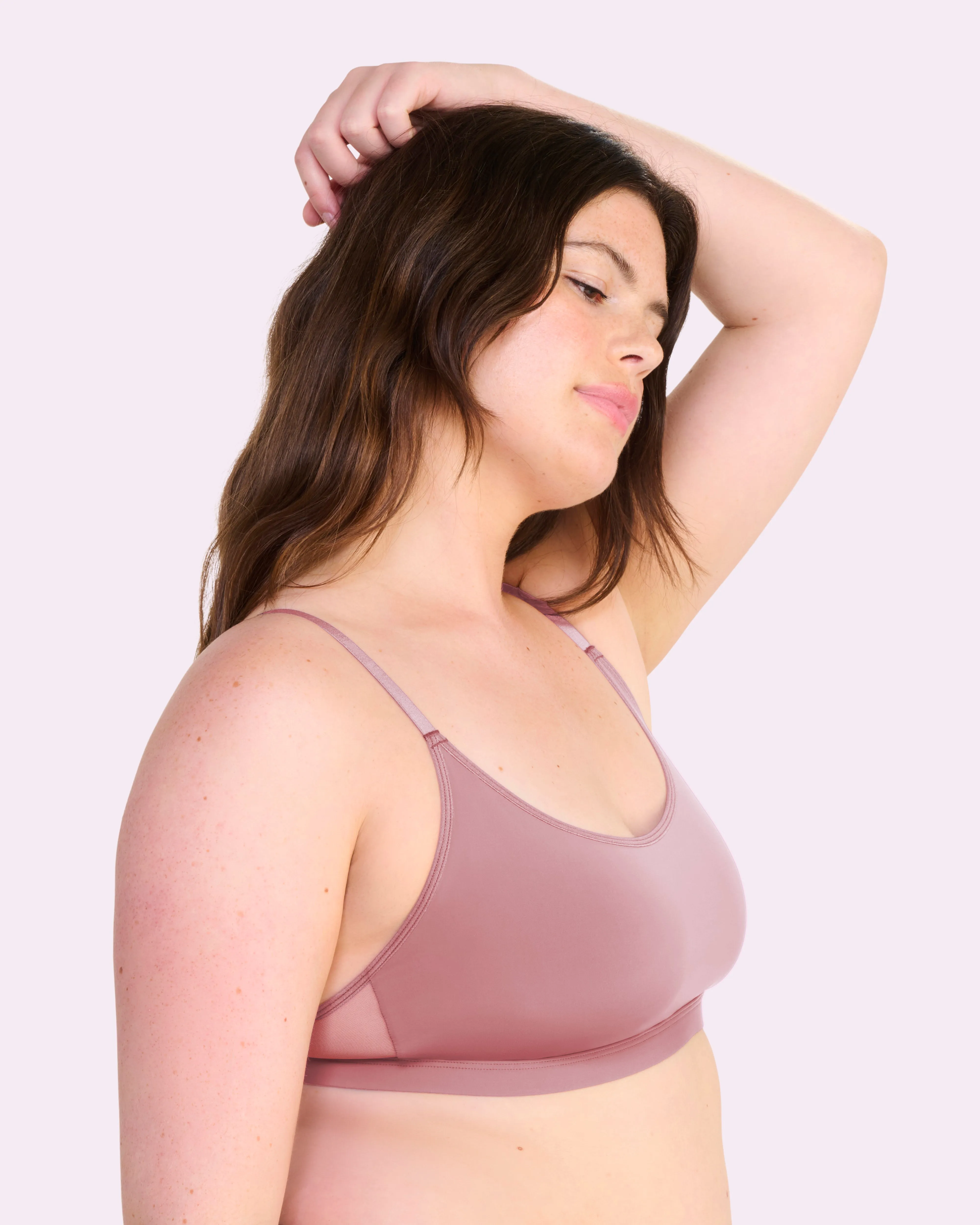 Re:Play New Scoop Bralette | Ultra-Soft Re:Play (Premium Plum) sold by Parade