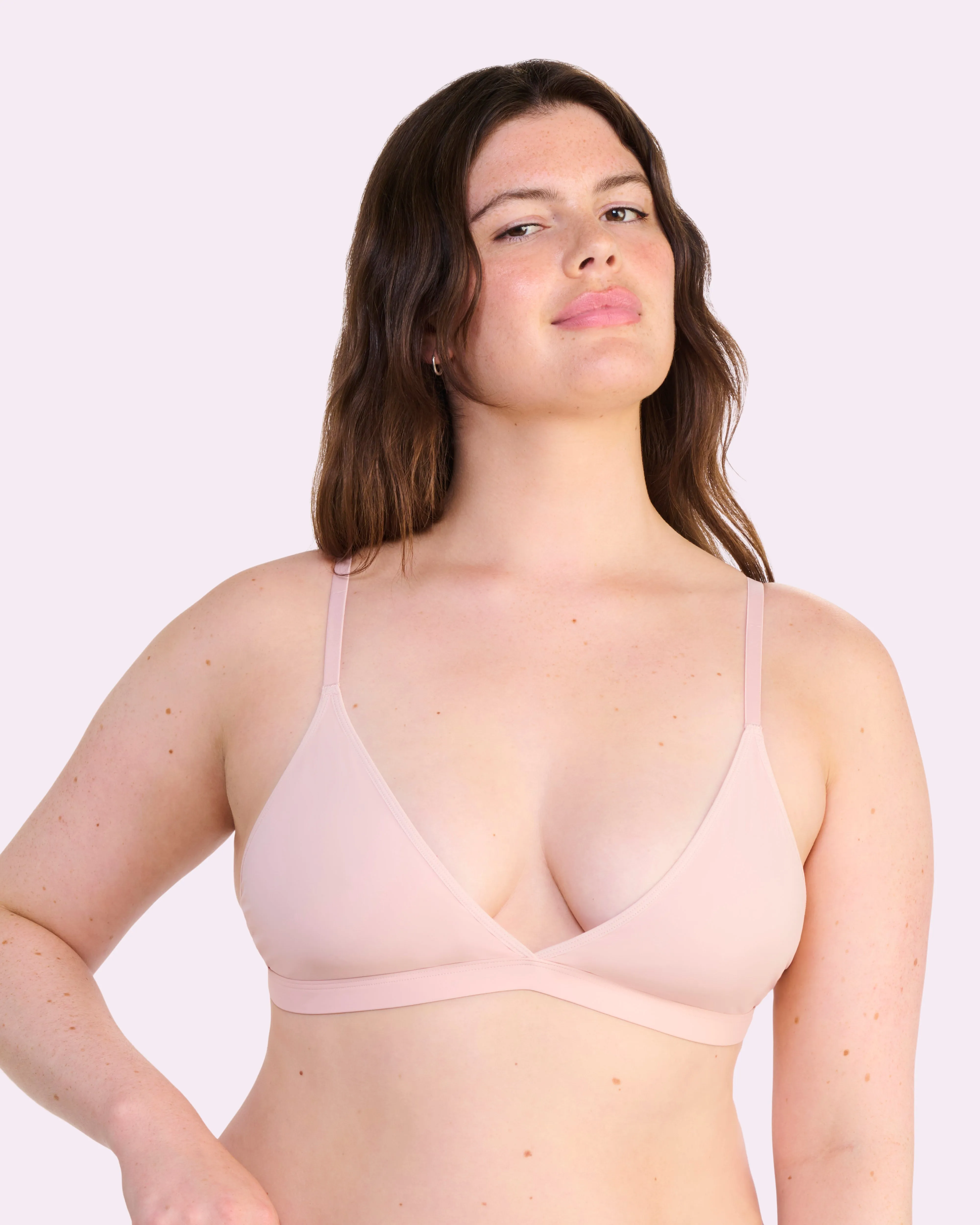 Re:Play New Triangle Bralette | Ultra-Soft Re:Play (Blushing Rose) sold by Parade