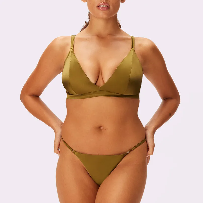 Satin Shine Thong | Glow Satin | Archive (Dirty Martini) sold by Parade product image thumbnail 4