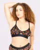 Silky Mesh Sheer Cutout Triangle Bralette | Silky Mesh | Archive (Crowned Hearts) sold by Parade