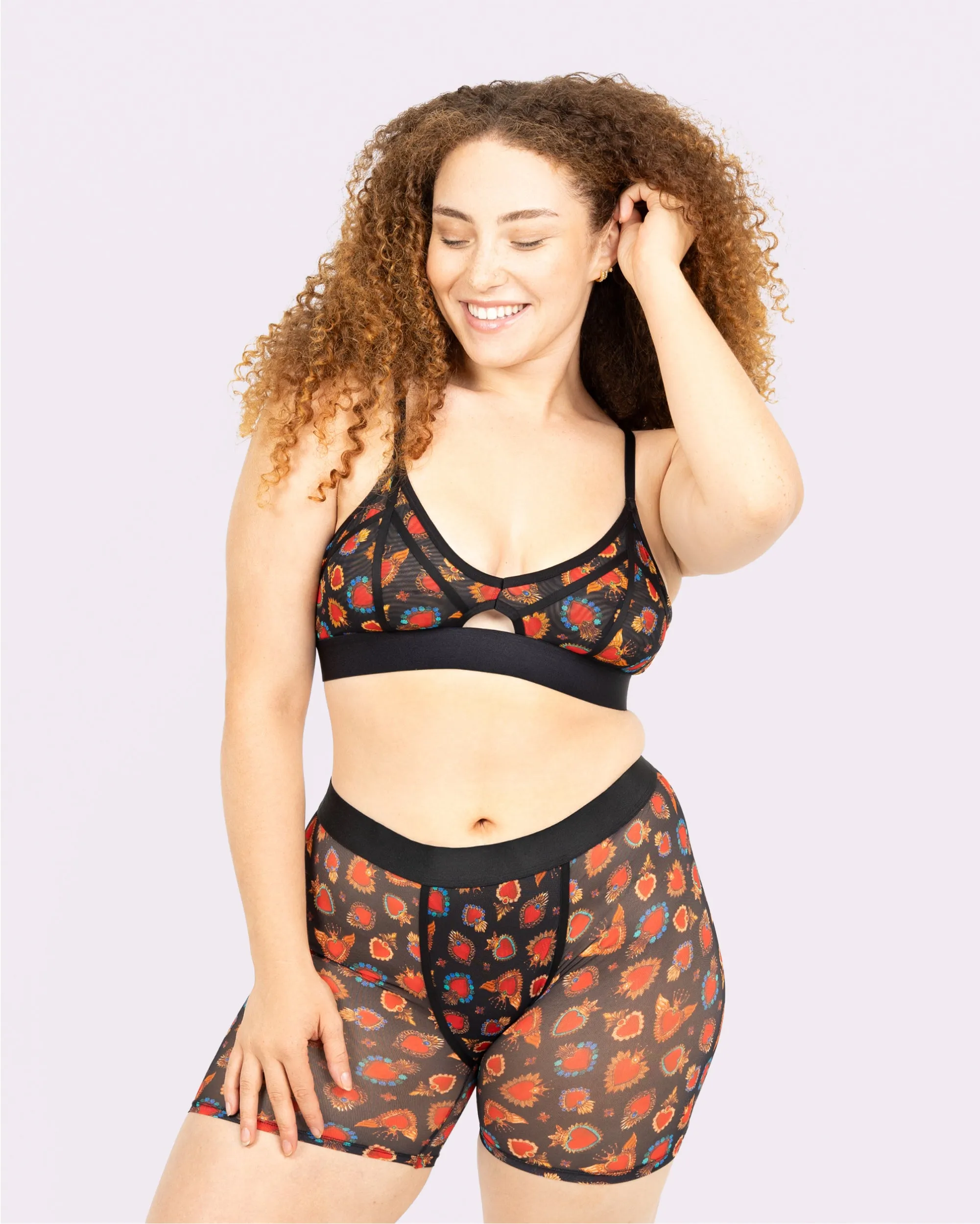 Silky Mesh Boxer Brief | Silky Mesh | Archive (Crowned Hearts) sold by Parade product image thumbnail 4