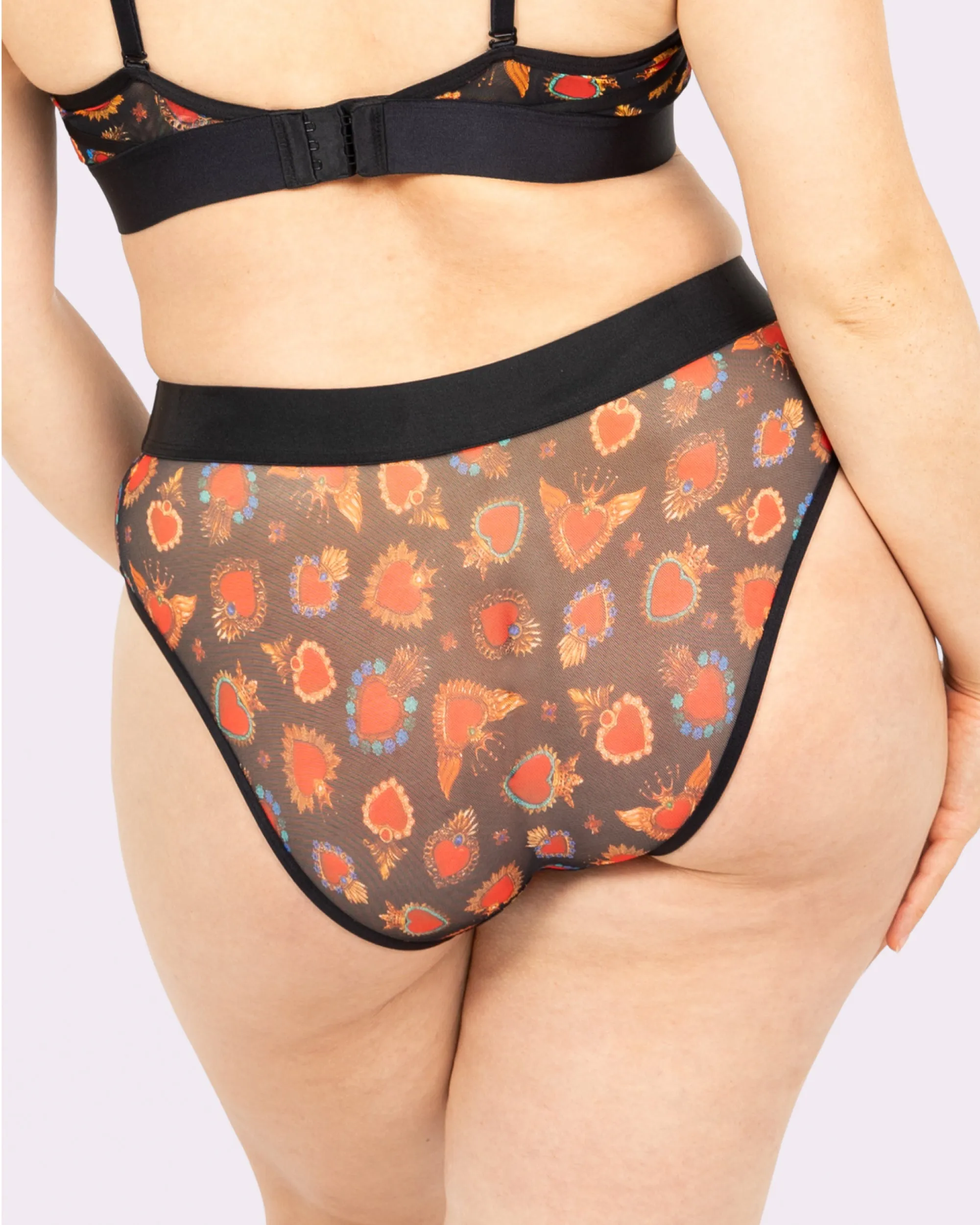 Silky Mesh Sheer Cheeky | Silky Mesh | Archive (Crowned Hearts) sold by Parade product image thumbnail 4