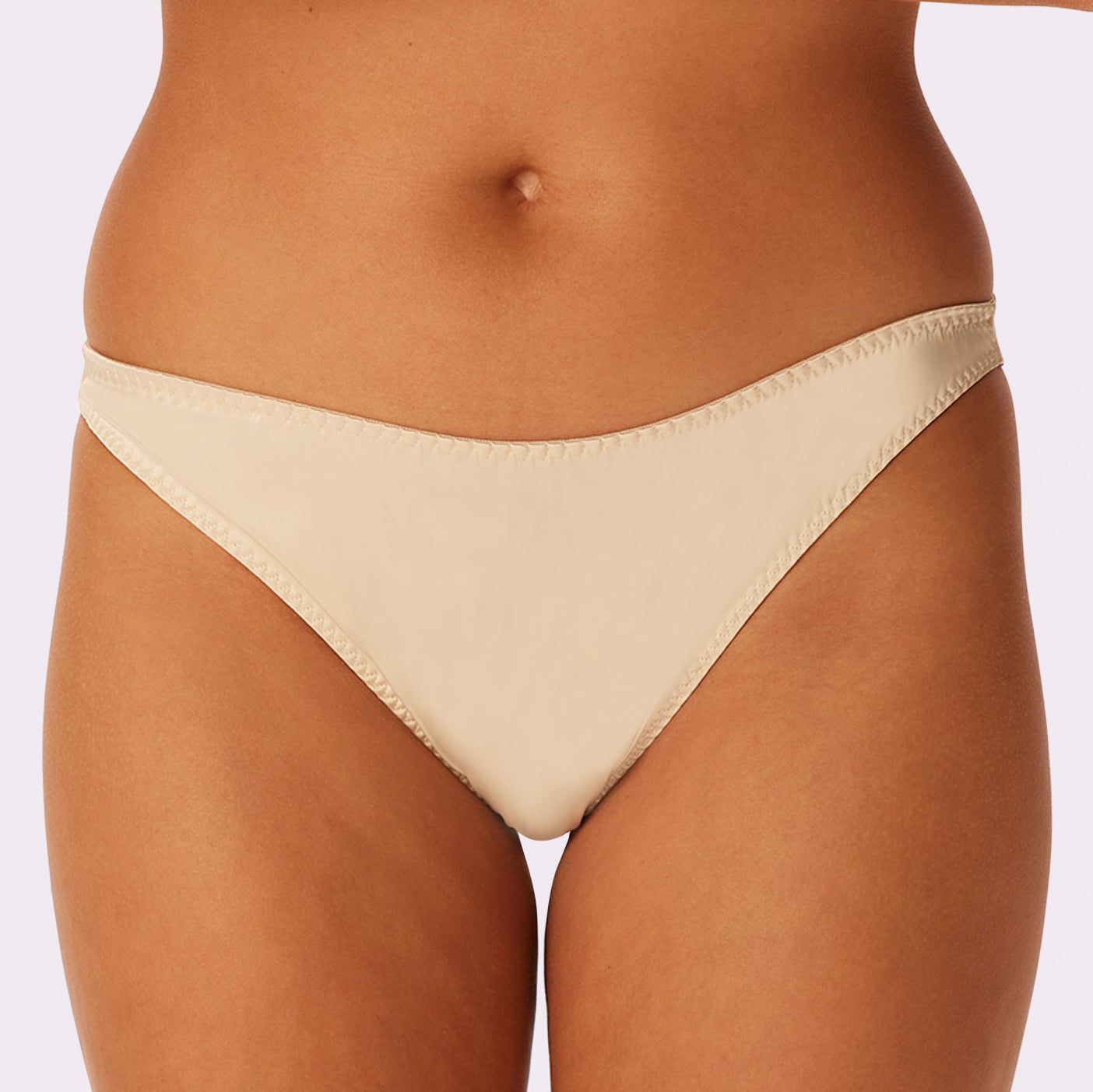 Satin Lace-up Cheeky | Glow Satin | Archive (Glazed Donut) sold by Parade product image thumbnail 2