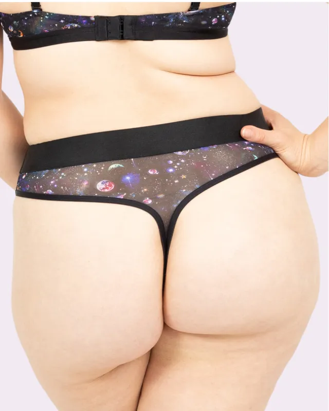 Silky Mesh Sheer High Cut Thong | Silky Mesh | Archive (Astrology) made by Parade
