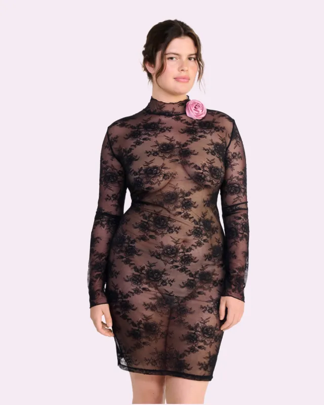 That Lace Long Sleeve Dress | That Lace (Eightball) sold by Parade