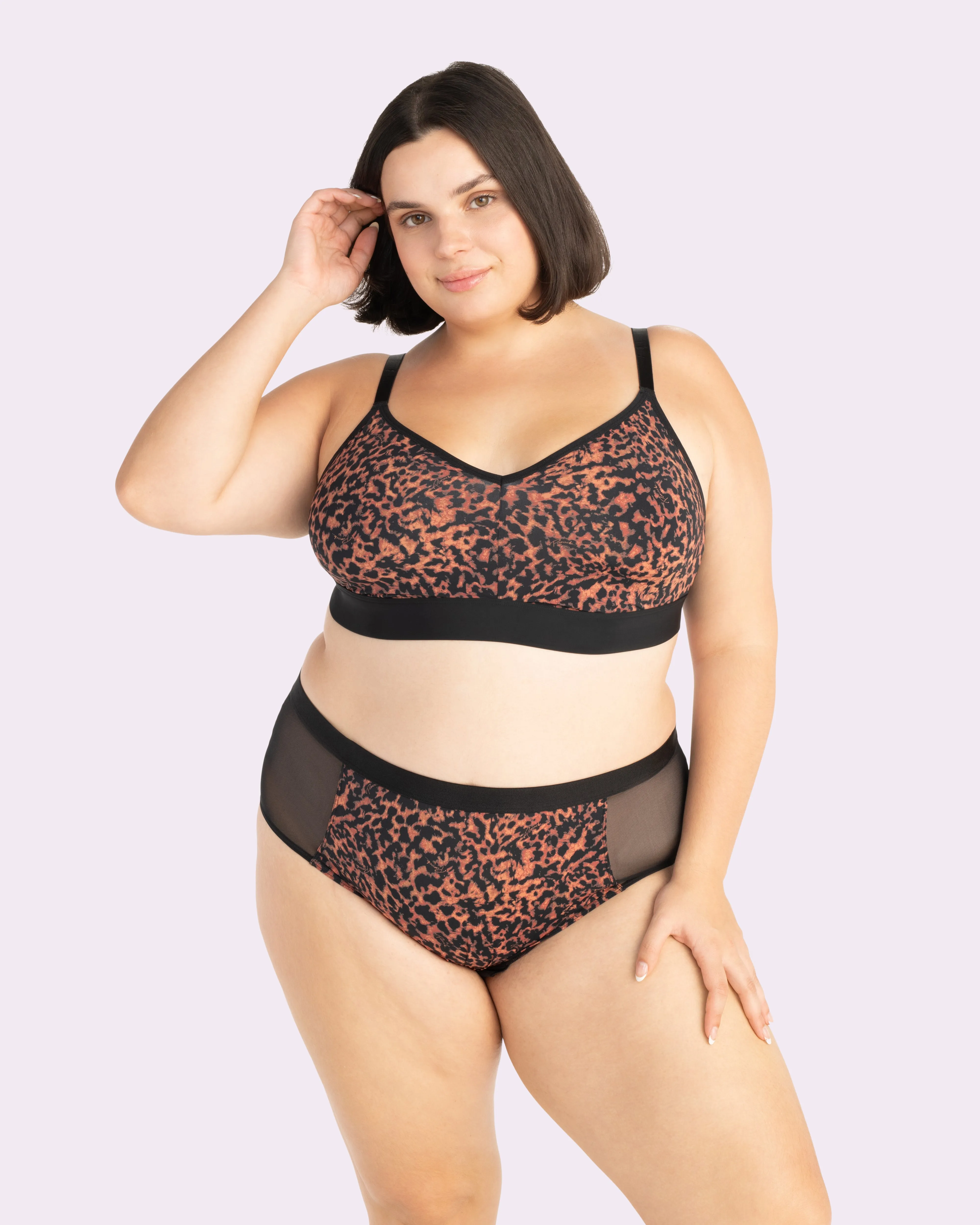 Re:Play High Waisted Brief | Ultra-Soft Re:Play (Parade Leopard) sold by Parade product image thumbnail 4