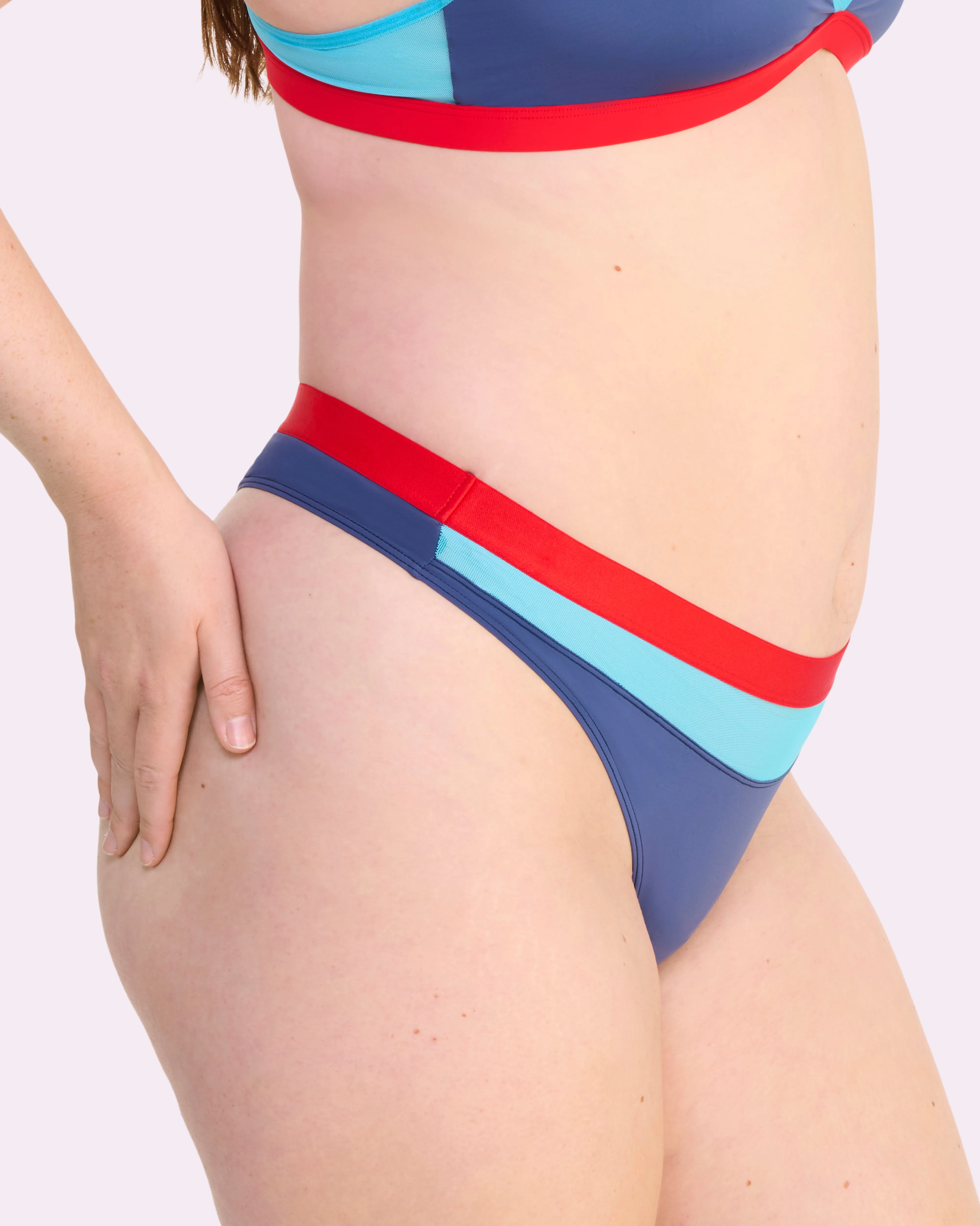 Re:Play Thong | Ultra-Soft Re:Play (Crown Blue Colorblock) sold by Parade product image thumbnail 3