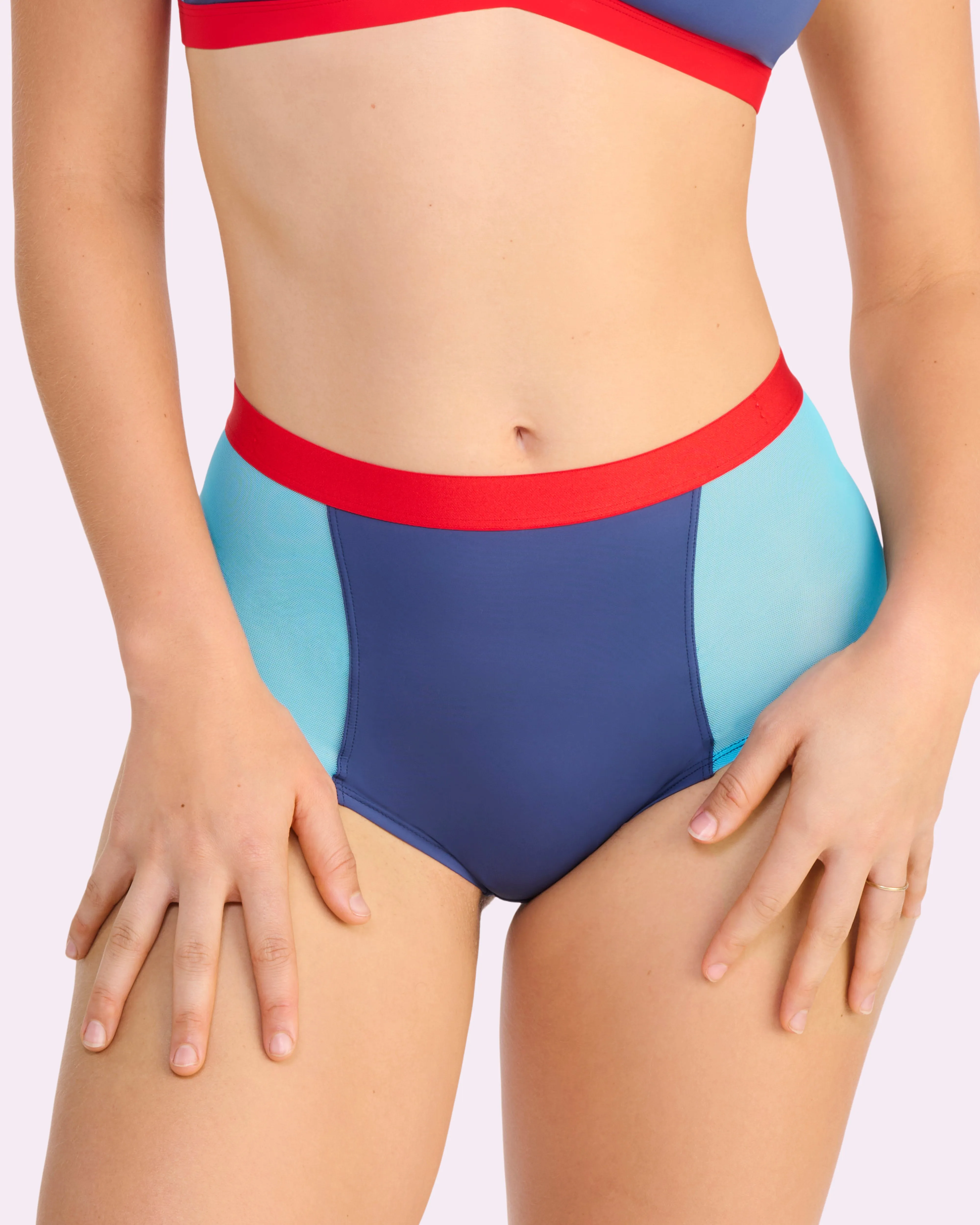 Re:Play Boyshort | Ultra-Soft Re:Play (Crown Blue Colorblock) sold by Parade product image thumbnail 5
