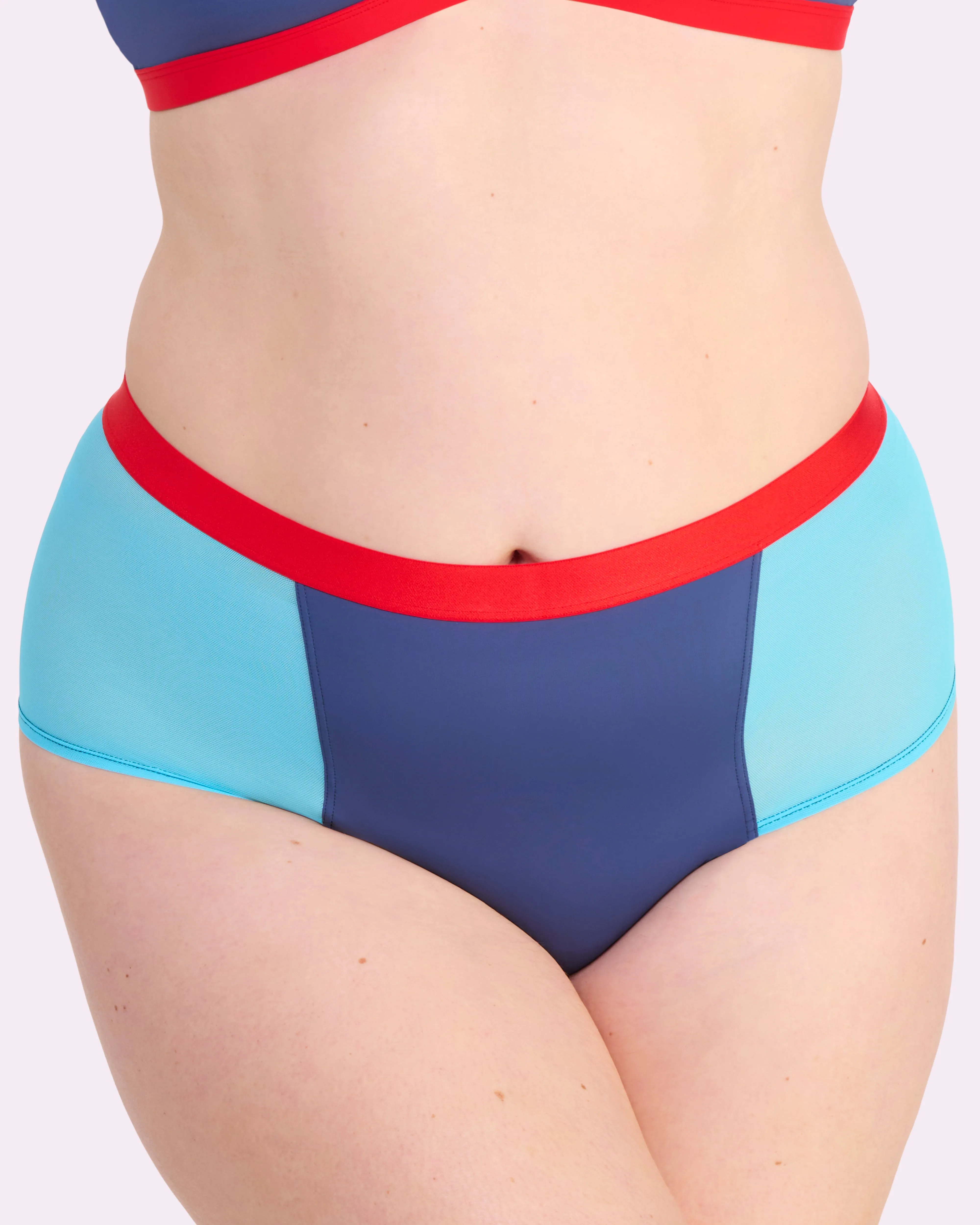 Re:Play Boyshort | Ultra-Soft Re:Play (Crown Blue Colorblock) sold by Parade