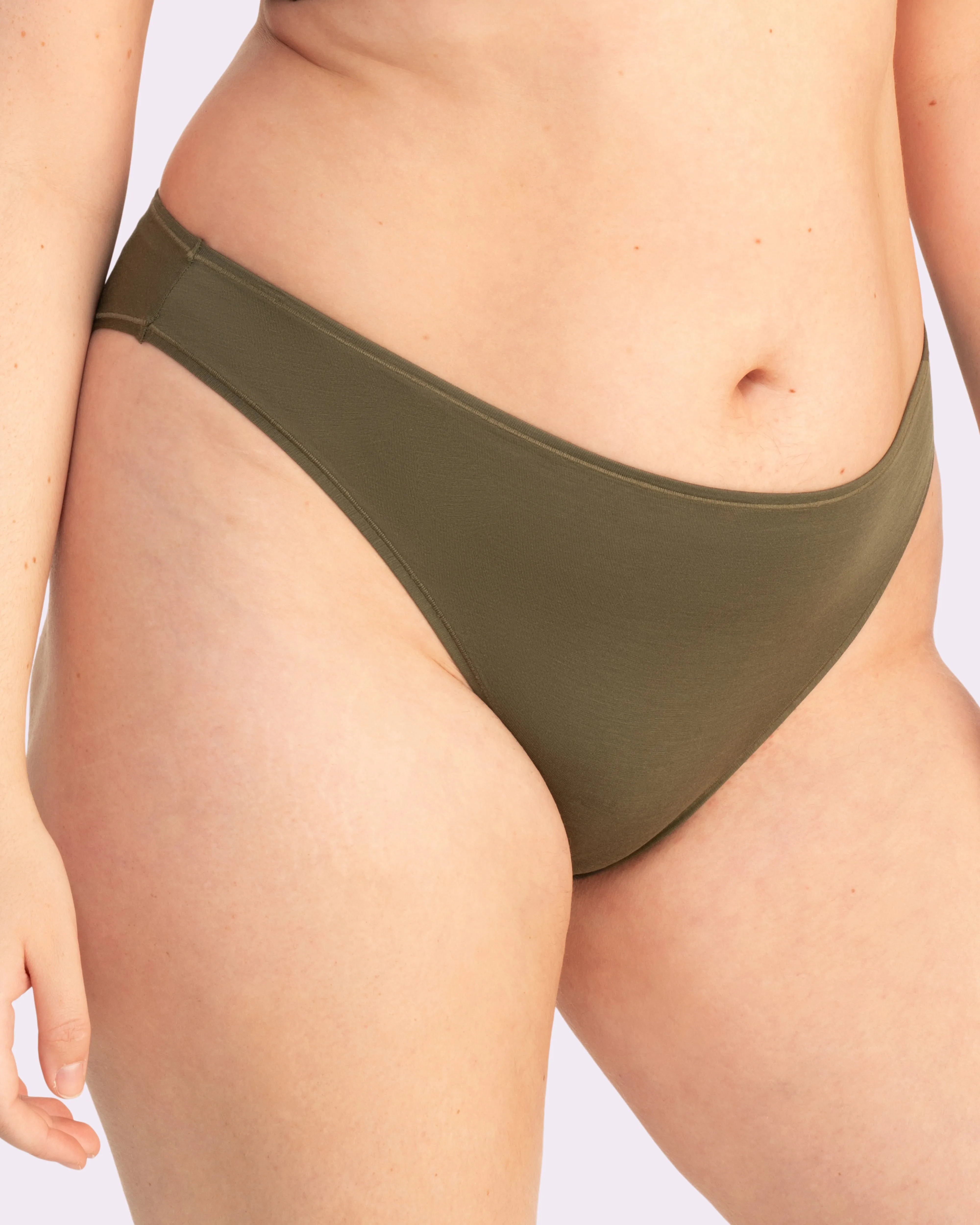 Vintage High Cut Cheeky | New:Cotton (Olive Night) sold by Parade product image thumbnail 3